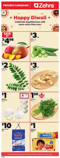 Preview of Zehrs - Weekly flyer - Diwali from shop Zehrs valid from 02.10.2025