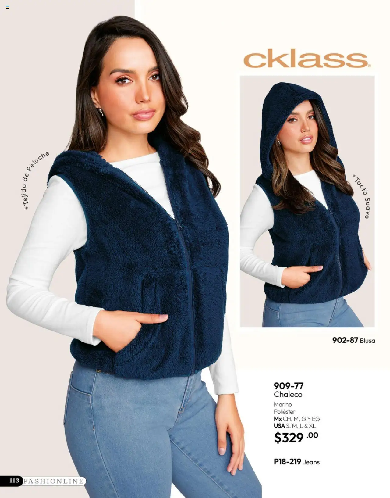 Nuevas ofertas de Cklass válidas en toda la República Mexicana desde el 16.09.2025. ¡Encuentra las mejores ofertas en Cklass - Catálogo Invierno! | Página: 114 | Productos: Blusa, Chaleco