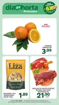 Supermercado Guanabara - Ofertas da semana - Pré-Visualização do folheto da loja Supermercado Guanabara, válido de 22.07.2025