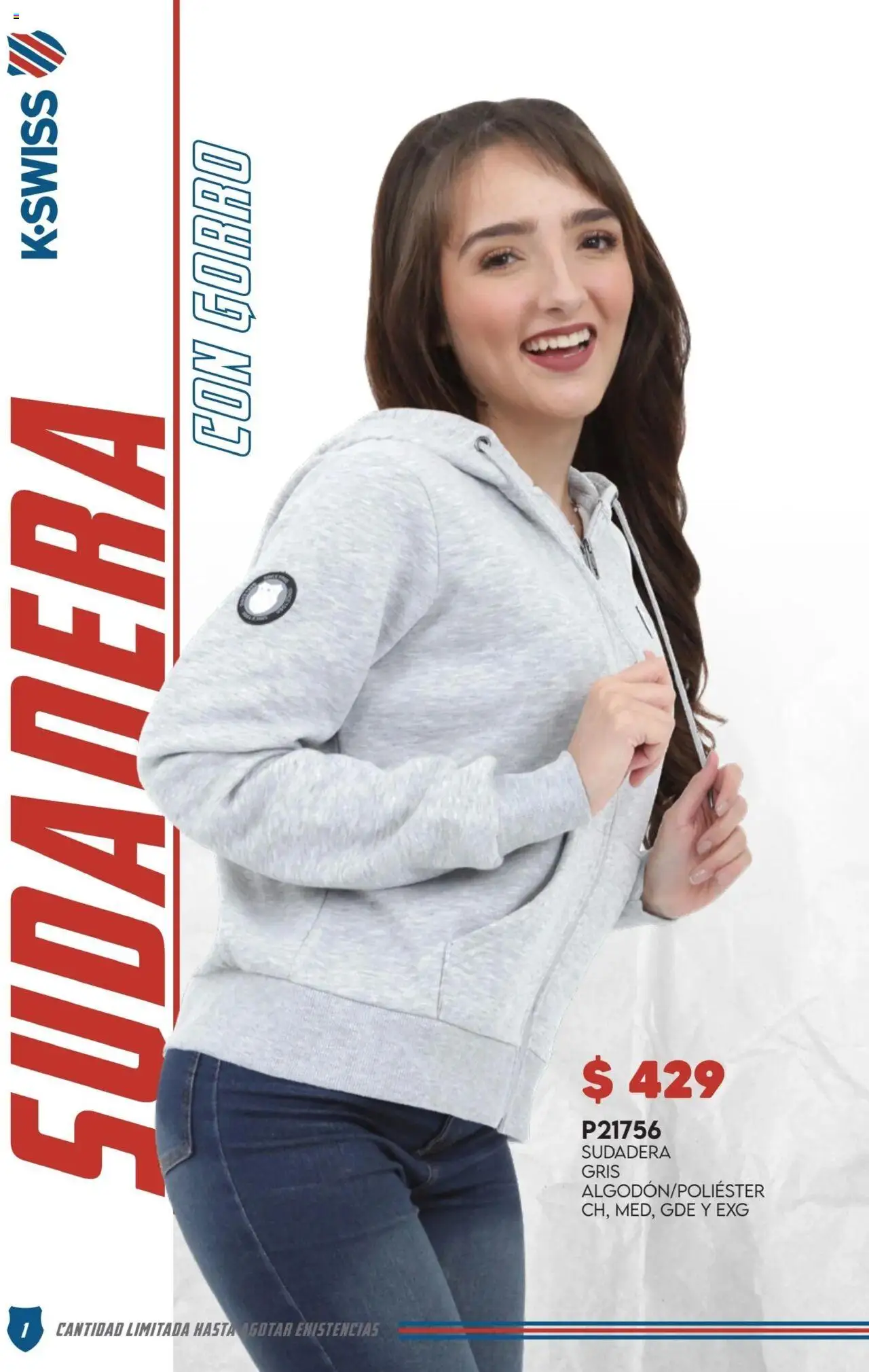 Nuevas ofertas de Cklass válidas en toda la República Mexicana desde el 29.09.2025. ¡Encuentra las mejores ofertas en Cklass - Catálogo Especial K-Swiss! | Página: 2 | Productos: Sudadera