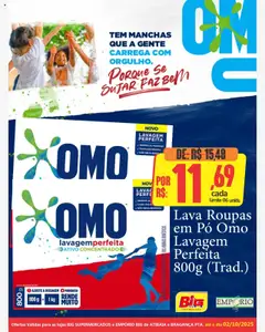 Big Supermercados - Ofertas Lava Roupas OMO - Pré-Visualização do folheto da loja Big Supermercados, válido de 25.09.2025