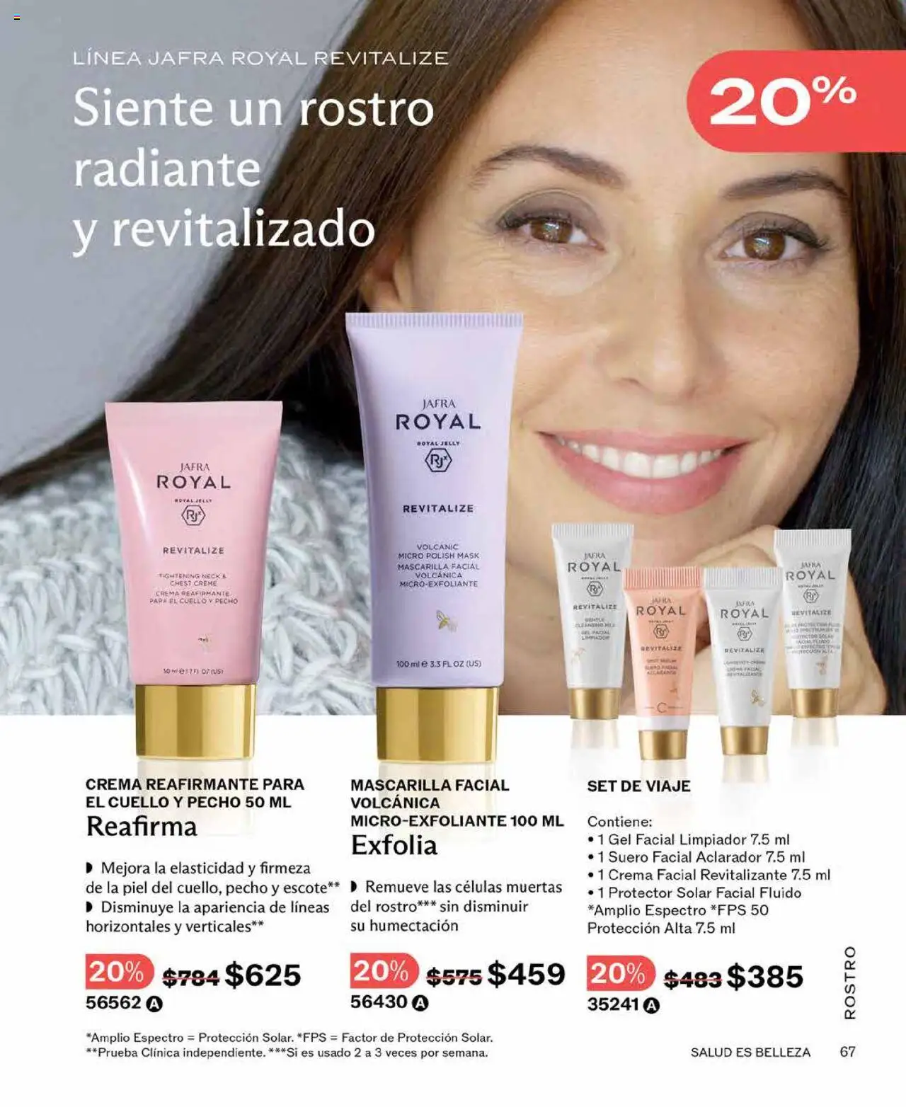 Nuevas ofertas de JAFRA válidas en toda la República Mexicana desde el 01.08.2025. ¡Encuentra las mejores ofertas en JAFRA - Catálogo! | Página: 67 | Productos: Limpiador, Radiante, Mascarilla, Protector solar