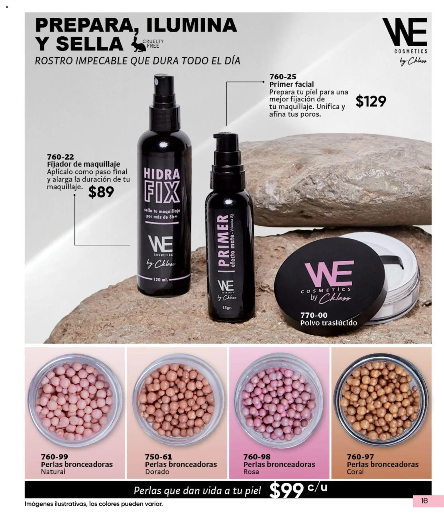 Nuevas ofertas de Cklass válidas en toda la República Mexicana desde el 05.03.2026. ¡Encuentra las mejores ofertas en Cklass catálogo Verano Joyería! | Página: 35 | Productos: Fijador, Mate, Maquillaje, Polvo