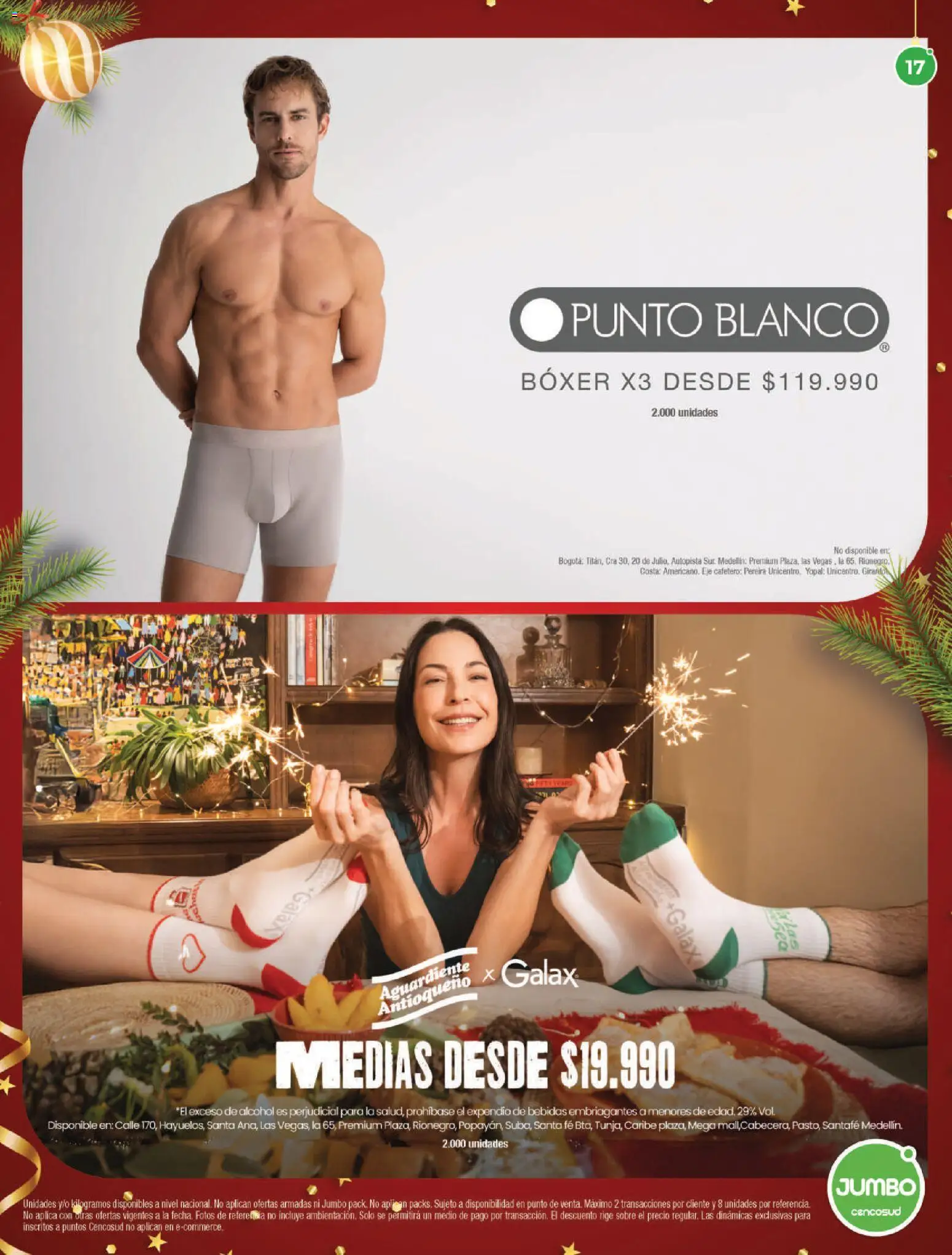 Jumbo revista - valida desde el 04.12.2025 | Página: 17 | Productos: Aguardiente, Sobre, Medias, Tintura