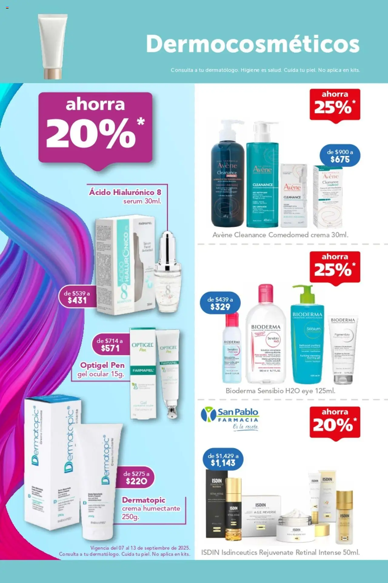 Nuevas ofertas de Farmacia San Pablo válidas en toda la República Mexicana desde el 07.09.2025. ¡Encuentra las mejores ofertas en Farmacia San Pablo - Catálogo! | Página: 13 | Productos: Serum, Crema