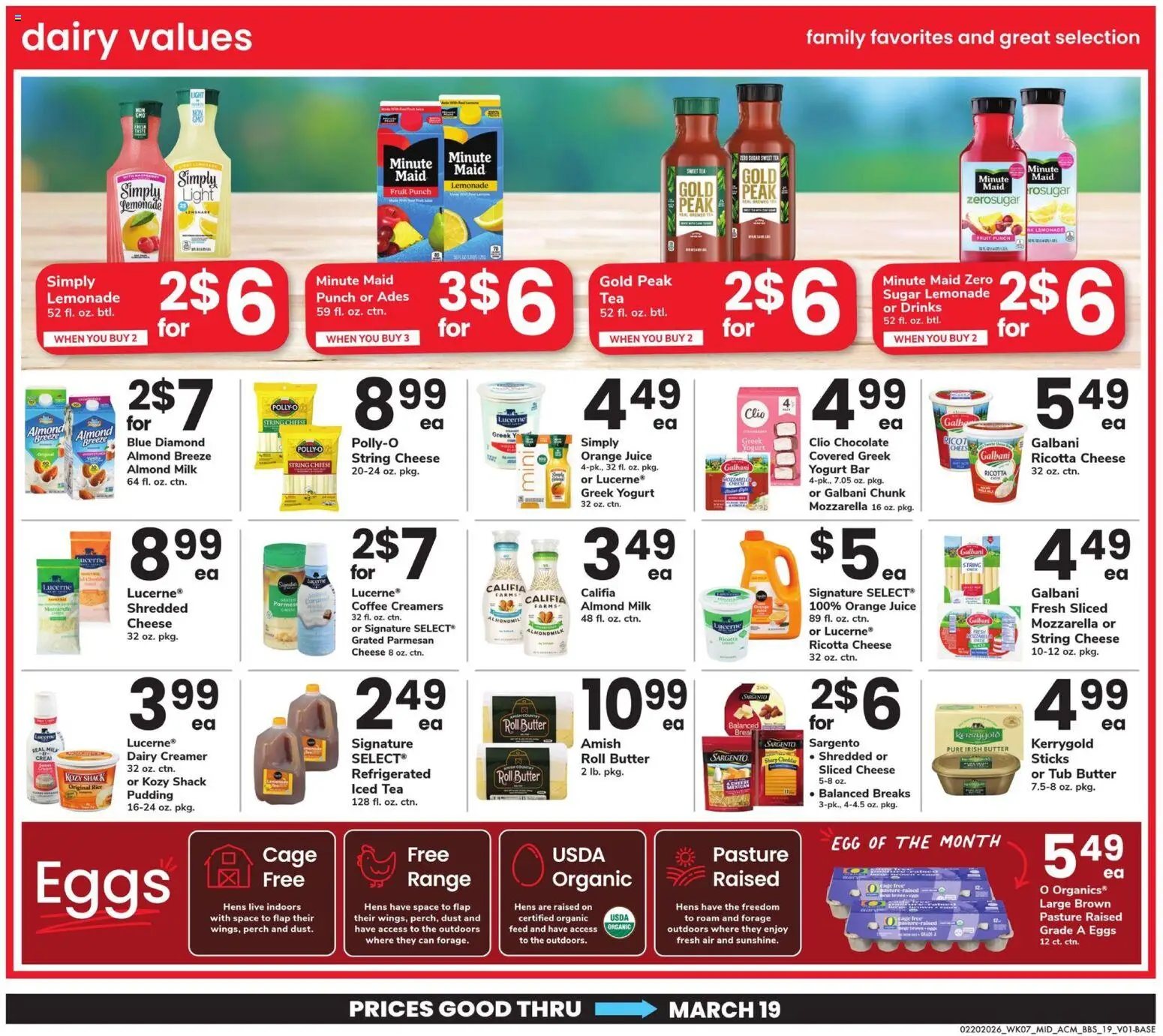 Acme Big Book of Savings - valid from 20.02.2026 | Page: 19 | Products: Milk, Coffee, Chocolate, Sugar