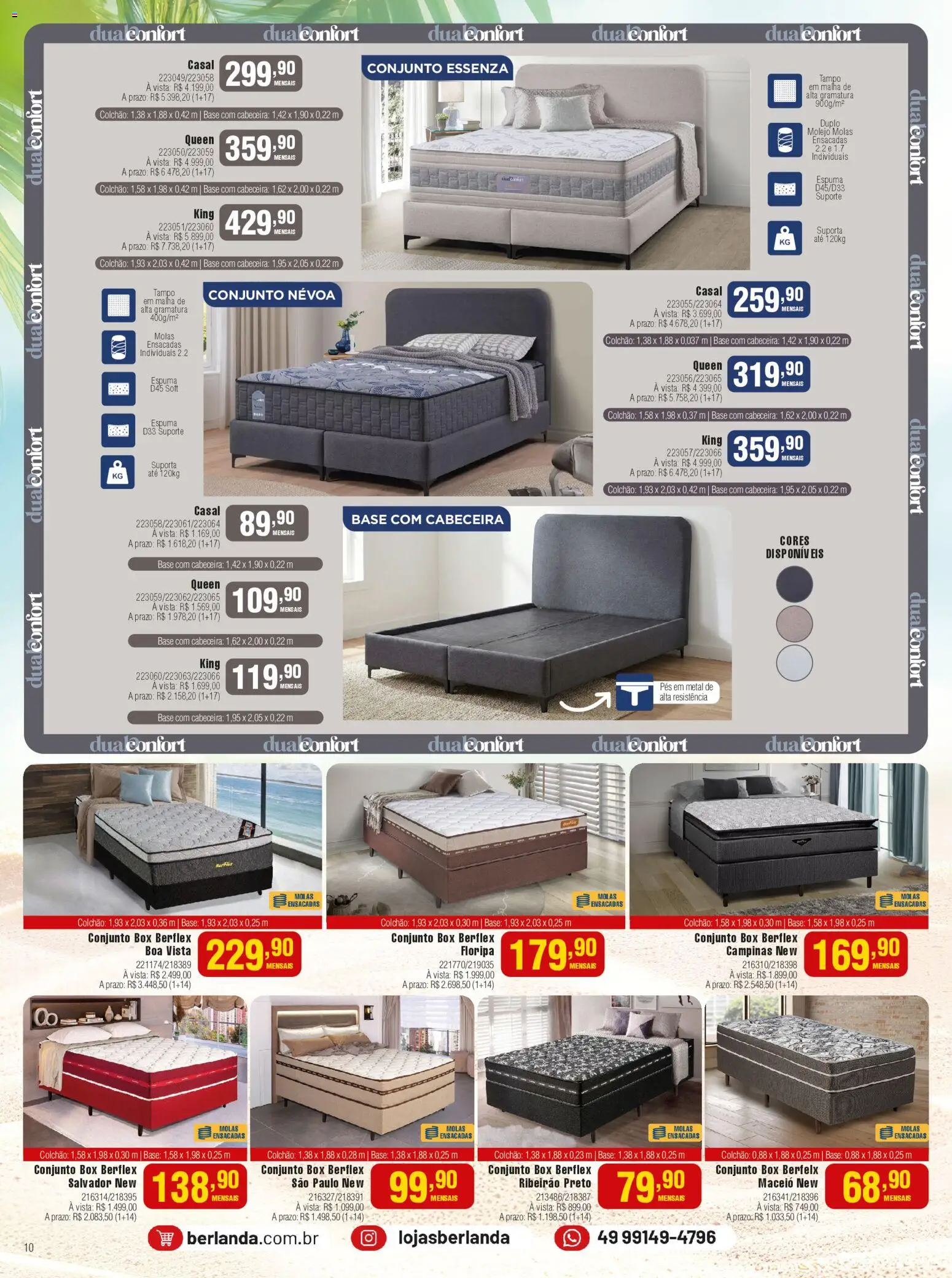 Berlanda Folheto - válido de 26.01.2026 | Página: 10 | Produtos: Colchão, Base