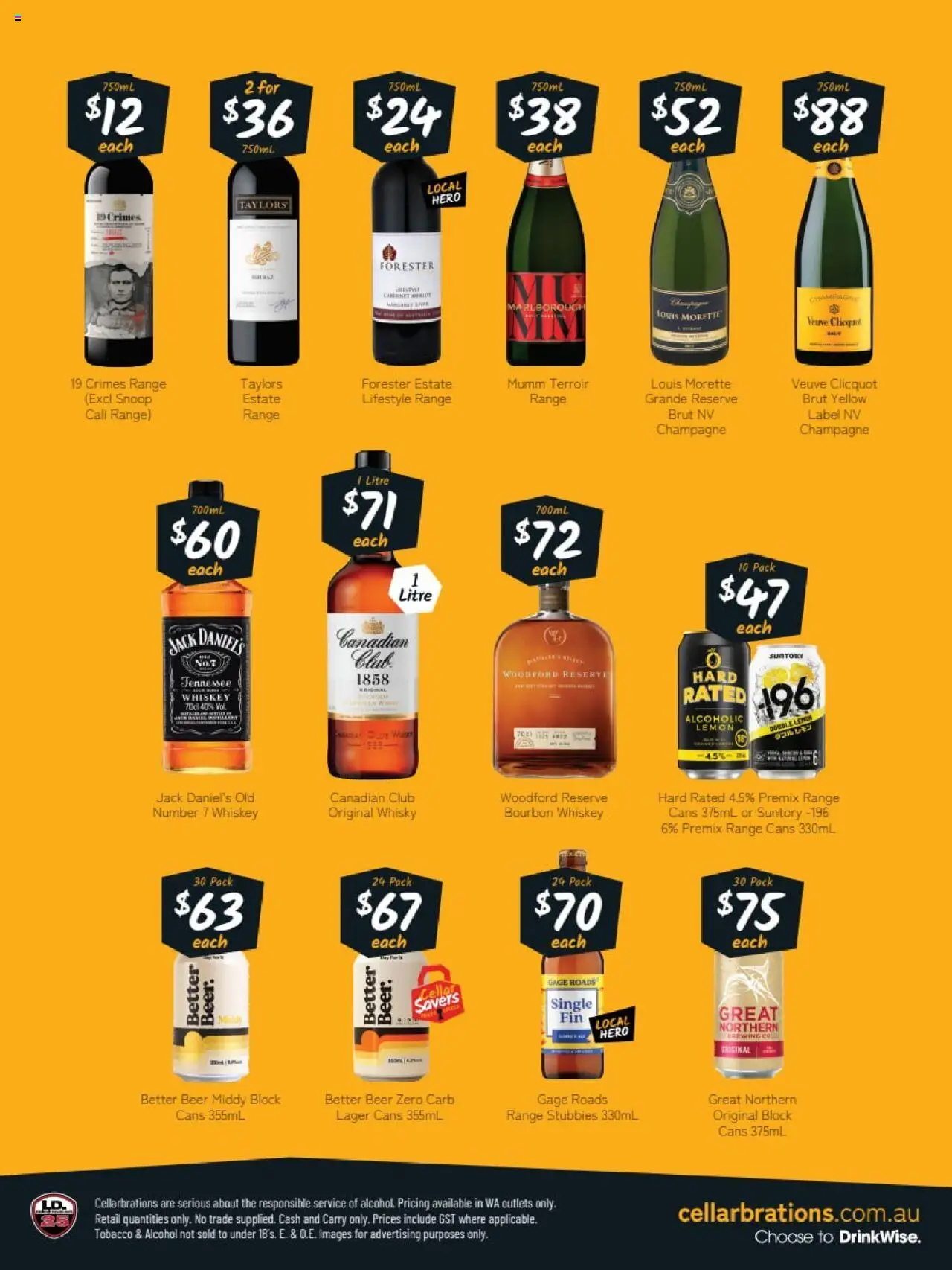 Cellarbrations catalogue - valid from 20.10.2025 | Page: 3 | Products: Beer, Bourbon, Whiskey, Lemon