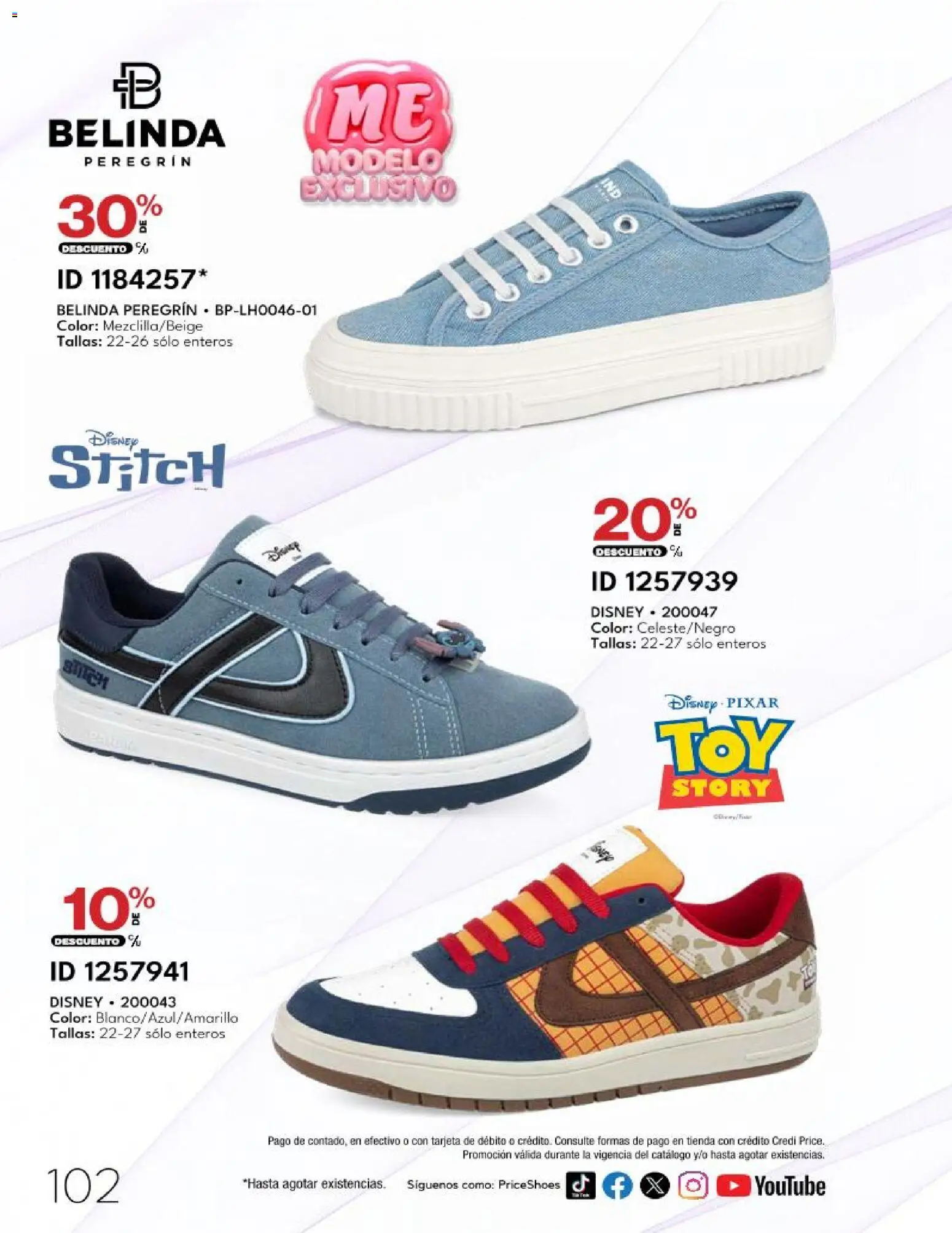 Nuevas ofertas de Price Shoes válidas en toda la República Mexicana desde el 20.03.2026. ¡Encuentra las mejores ofertas en Price Shoes catálogo 10 Pagos Sin Intereses! | Página: 102