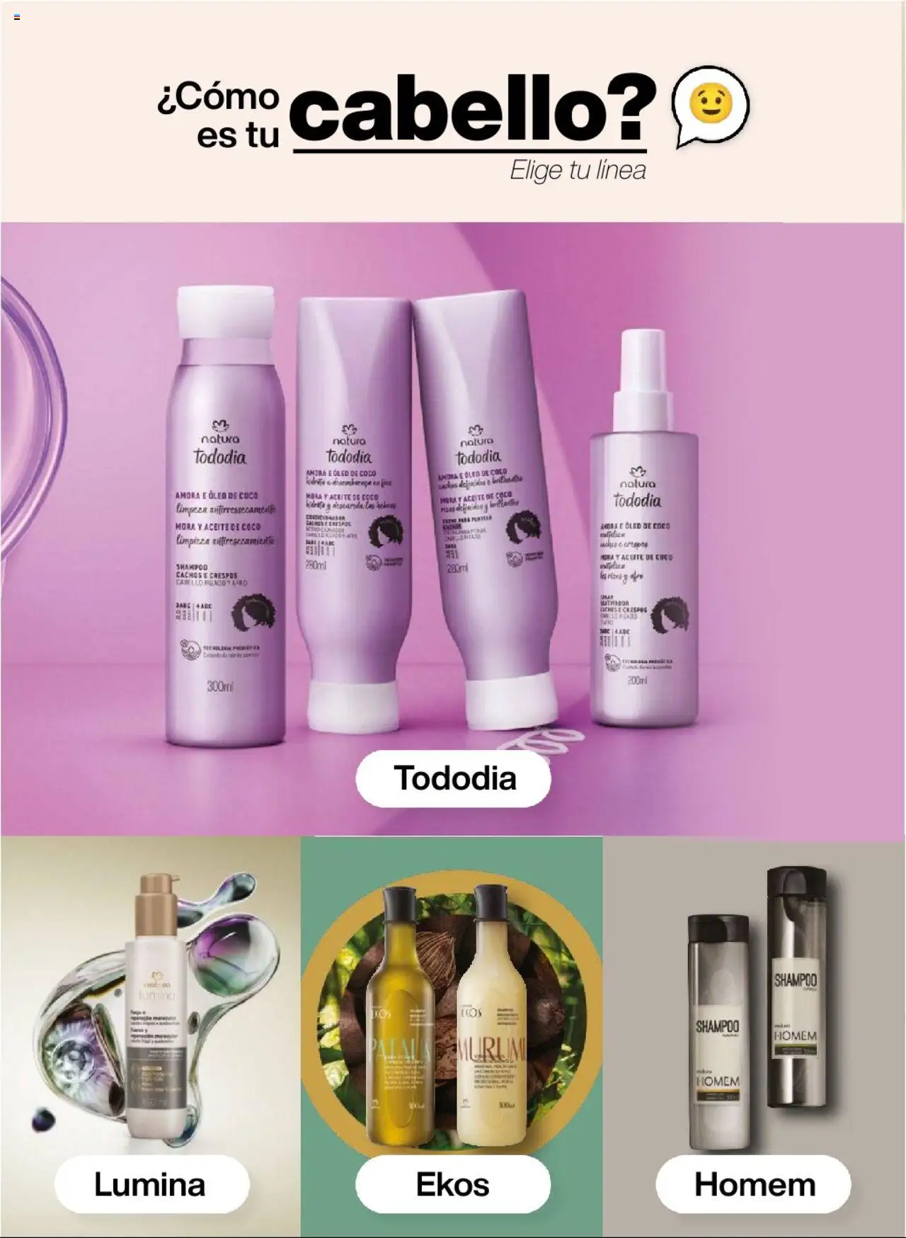 Catálogo Natura válido desde 24.05.2025 | Página: 119 | Productos: Shampoo, Aceite
