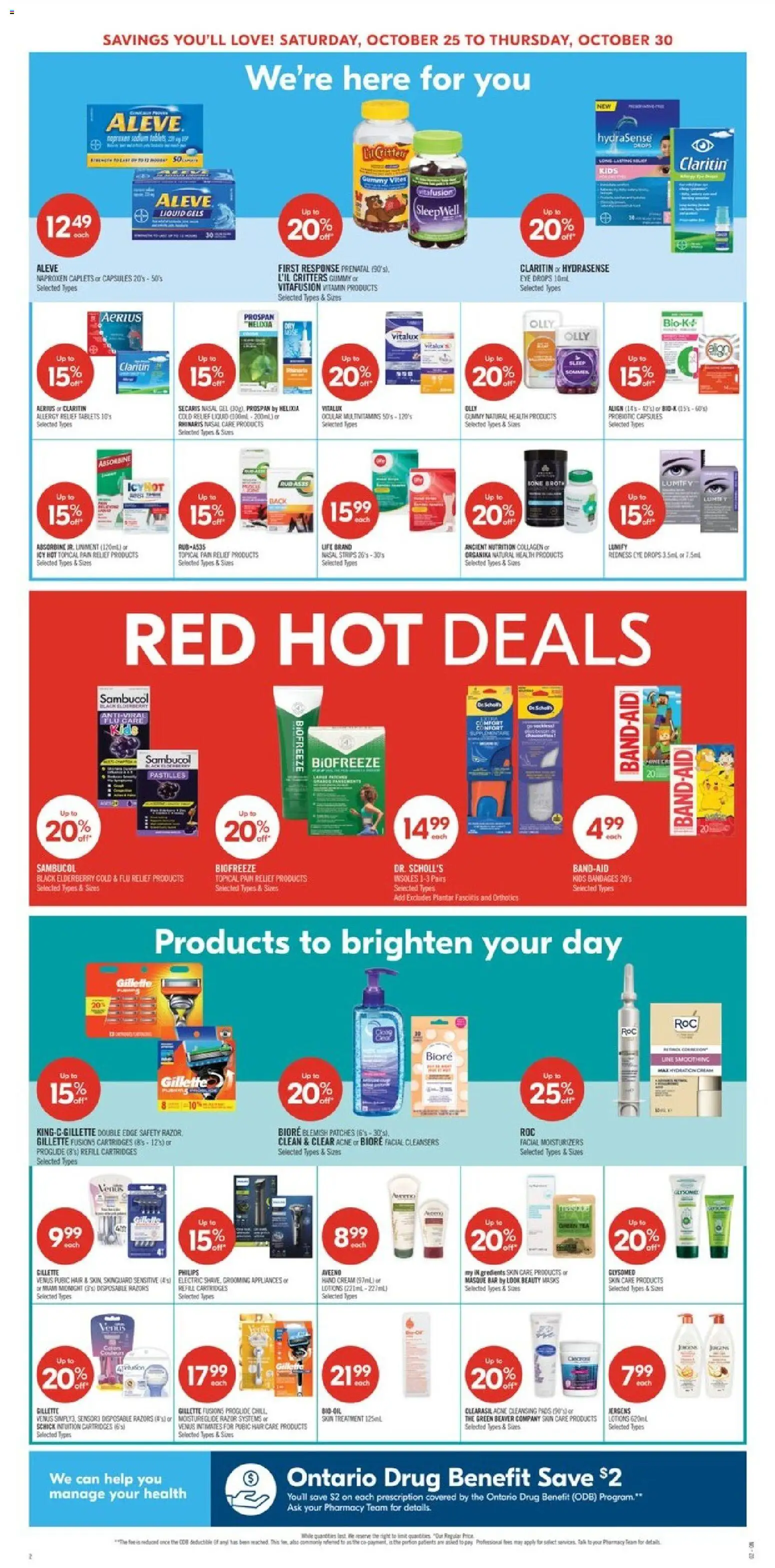 Shoppers flyer valid from 25.10.2025 | Page: 4 | Products: Tea, Cream, Hand cream