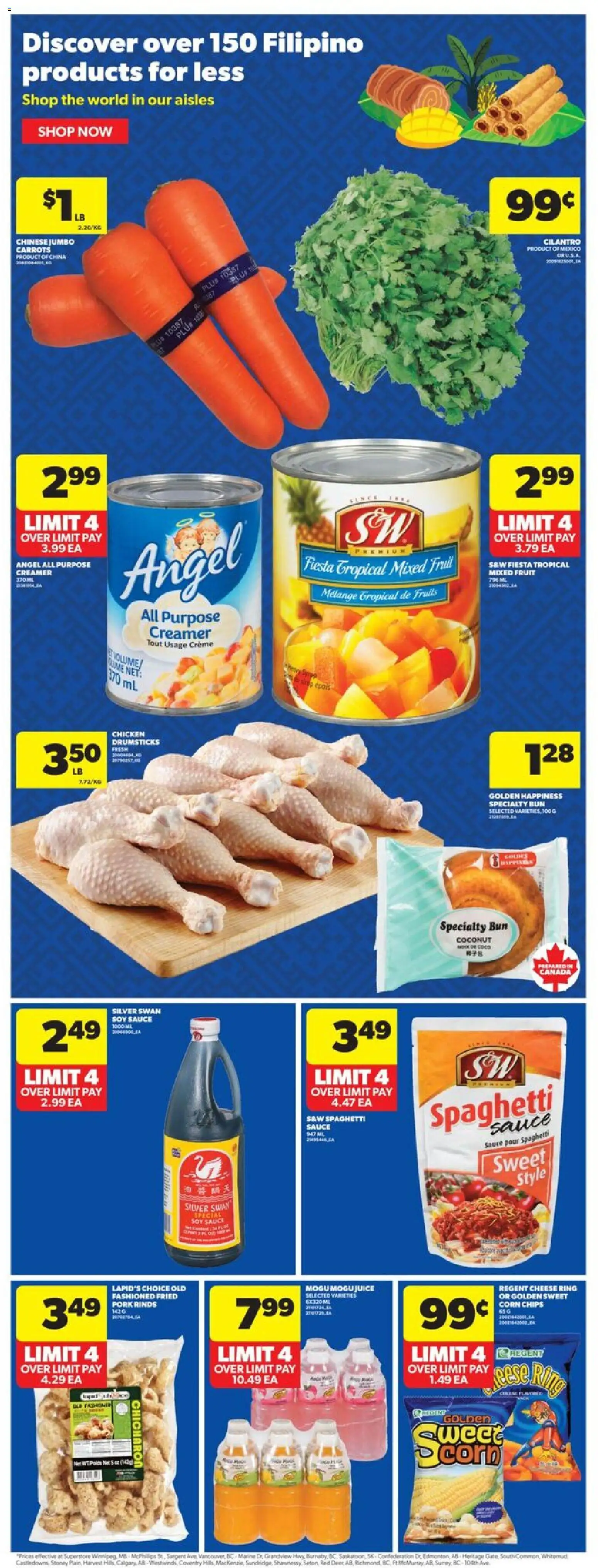 Real Canadian Superstore flyer valid from 20.11.2025 | Page: 10 | Products: Chips, Cheese, Chicken, Pork