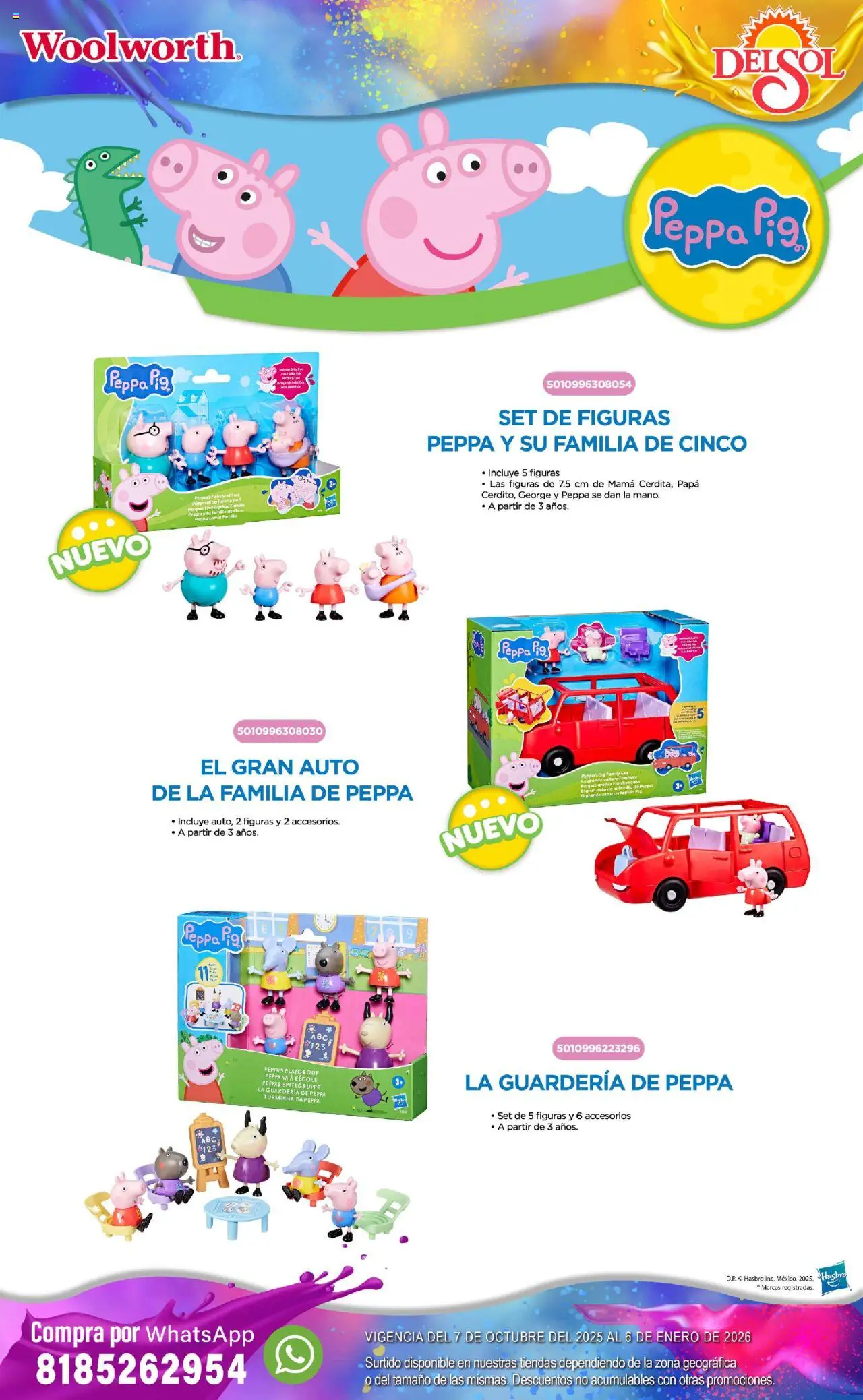 Nuevas ofertas de Del Sol y Woolworth válidas en toda la República Mexicana desde el 07.10.2025. ¡Encuentra las mejores ofertas en Del Sol y Woolworth - Catálogo Castillo Del Juguete! | Página: 28 | Productos: Papa