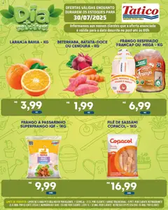 Tatico Folheto - válido de 31.07.2025 | Página: 45 | Produtos: Moela, Leite, Hambúrguer, Frango