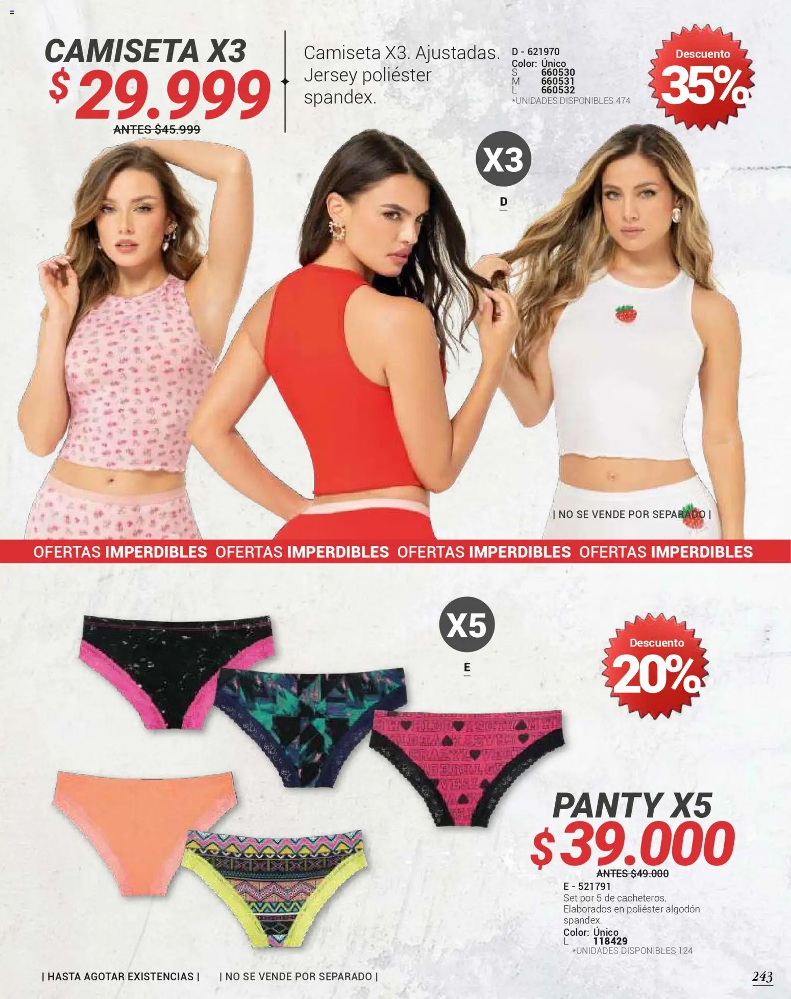 Carmel revista - valida desde el 01.03.2026 | Página: 243 | Productos: Algodón, Camiseta