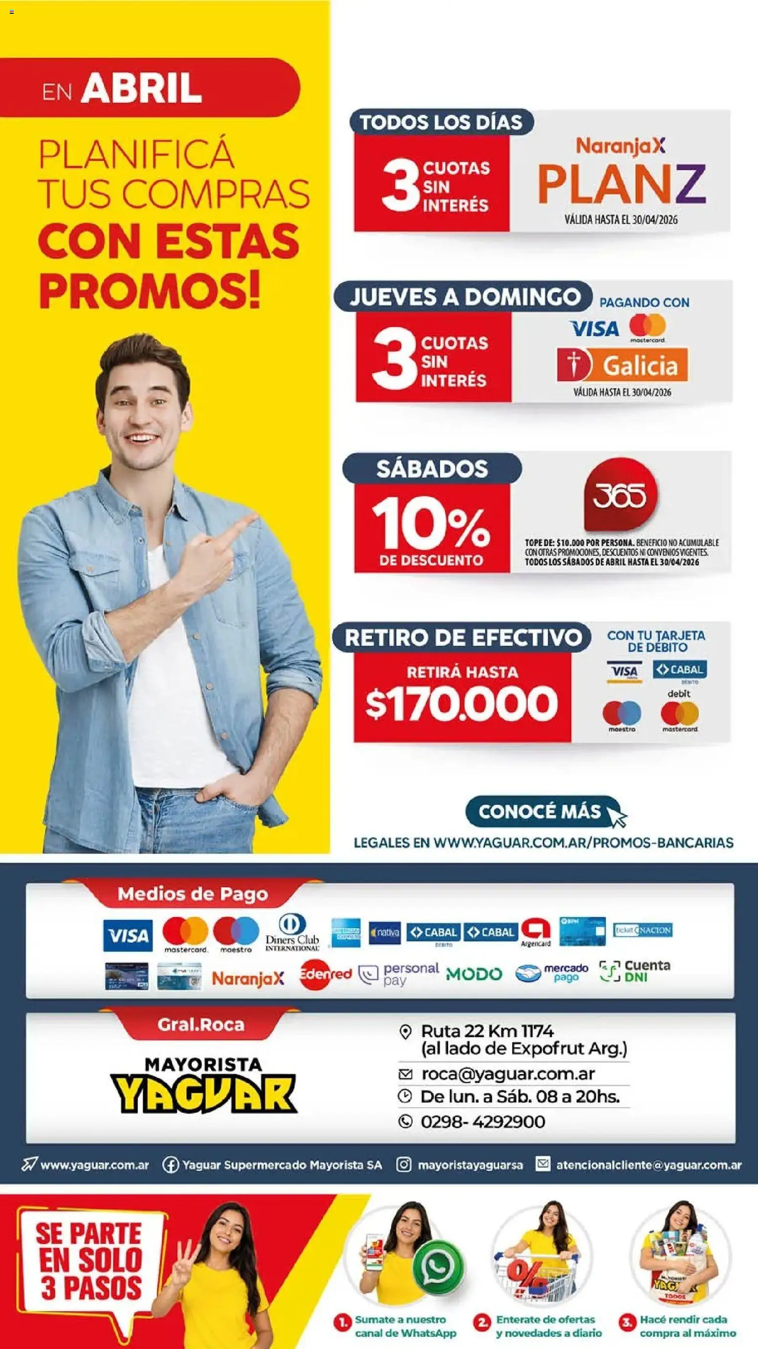 Yaguar - Oferta Semanal General Roca │ válido desde el 13.04.2026 | Página: 20