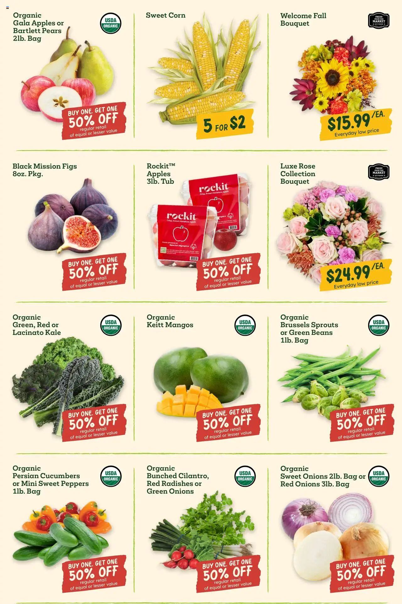 Sprouts Weekly Ad - valid from 03.09.2025 | Page: 6 | Products: Corn, Kale, Apples, Bag
