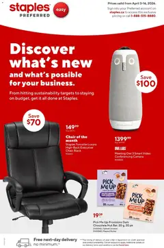 Preview of Staples - Business Flyer from shop Staples valid from 03.04.2026