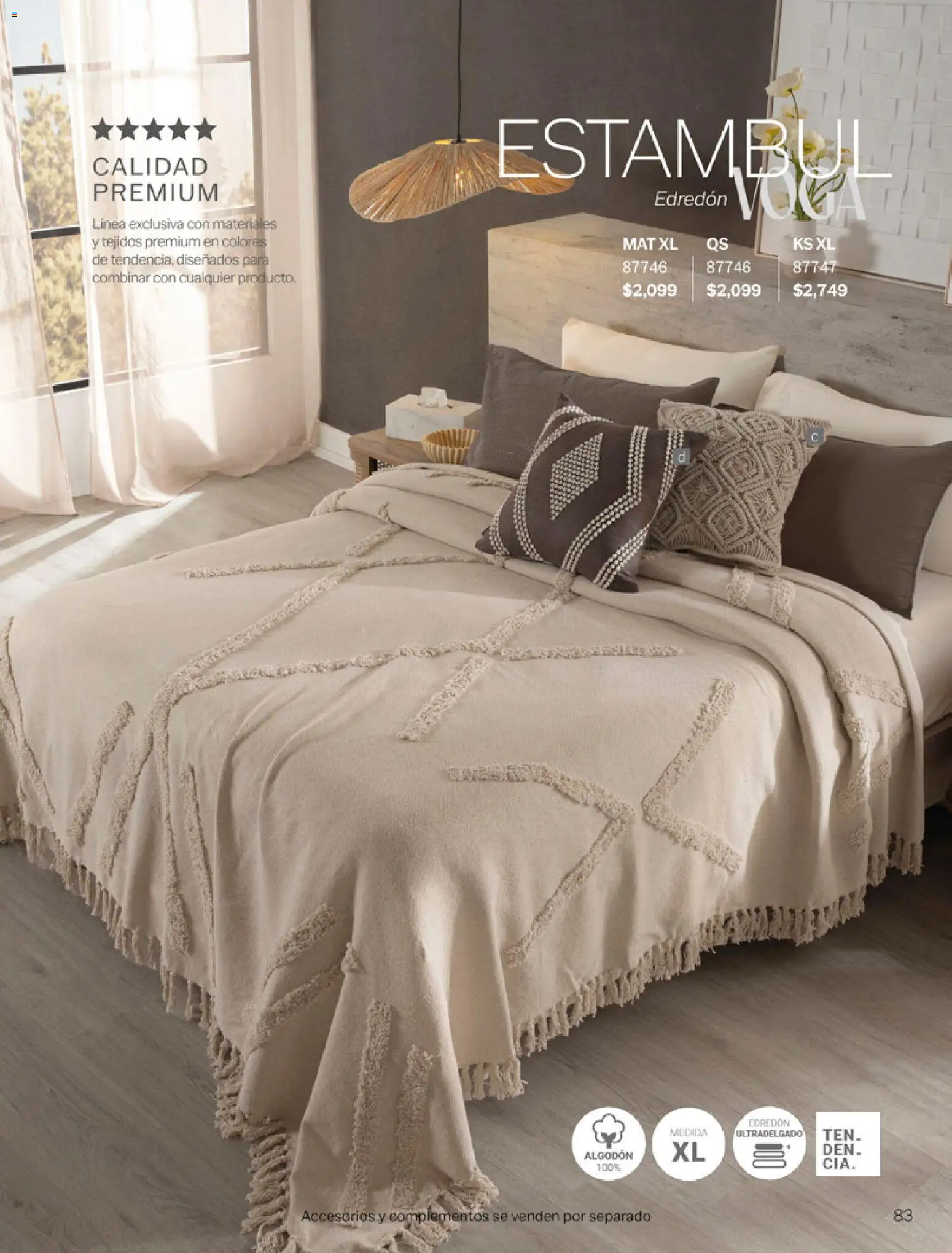 Nuevas ofertas de Vianney válidas en toda la República Mexicana desde el 06.03.2026. ¡Encuentra las mejores ofertas en Vianney catálogo Tu hogar, nuestra pasión! | Página: 85