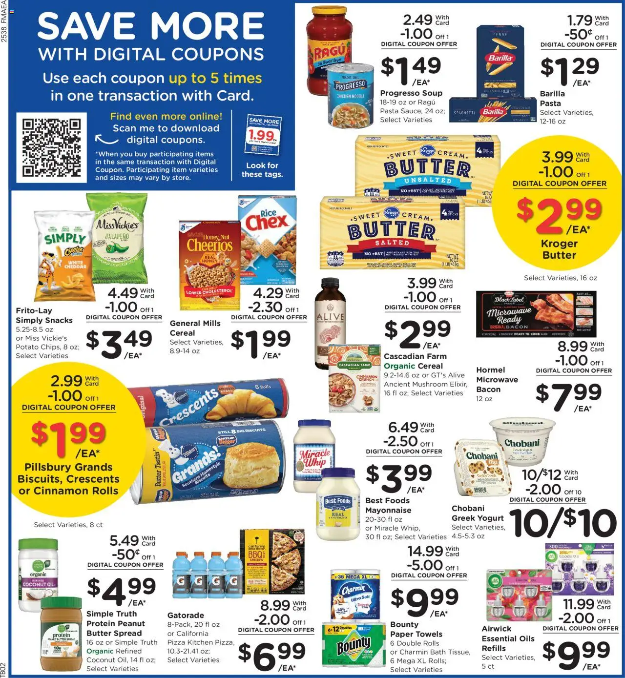 Fred Meyer Weekly Ad - valid from 22.10.2025 | Page: 5 | Products: Coconut Oil, Yogurt, Microwave, Rice