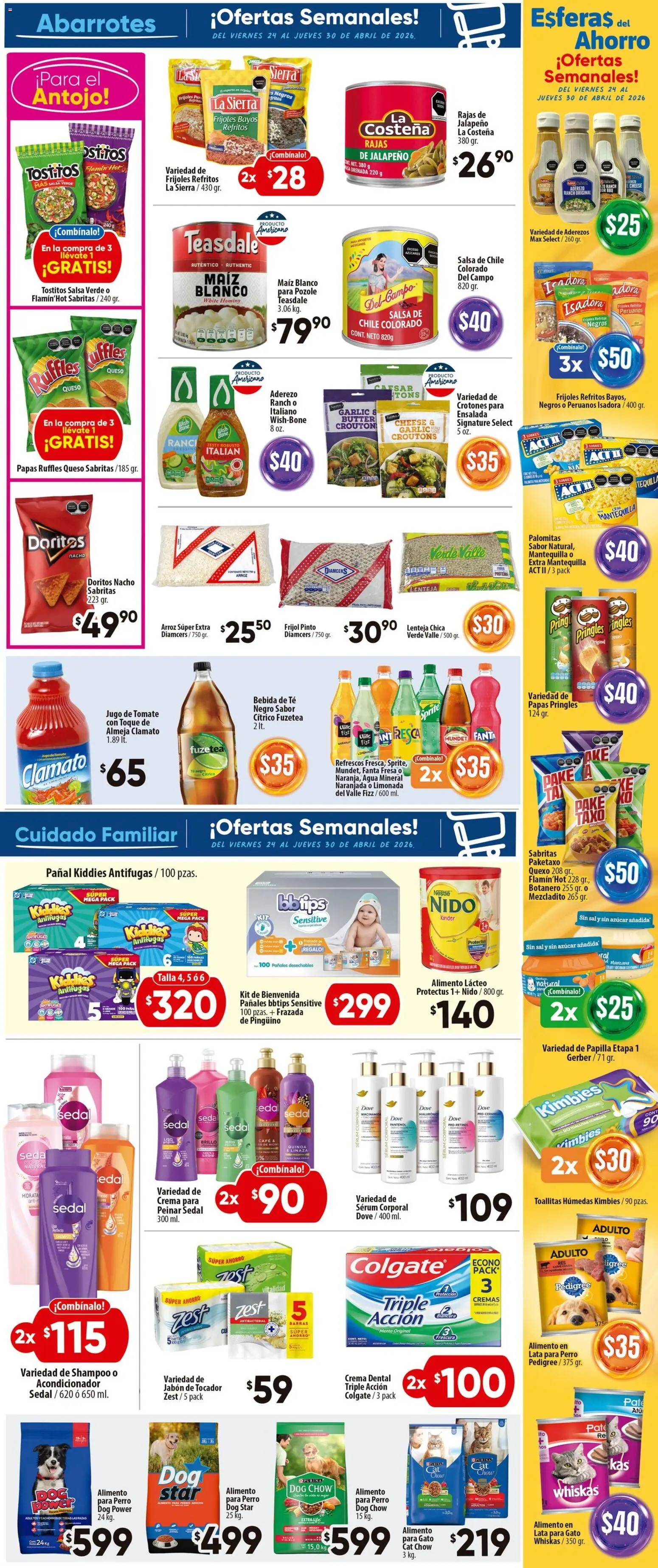 Nuevas ofertas de Calimax válidas en toda la República Mexicana desde el 24.04.2026. ¡Encuentra las mejores ofertas en Calimax folleto Tecate! | Página: 5 | Productos: Queso, Brillo, Café, Arroz