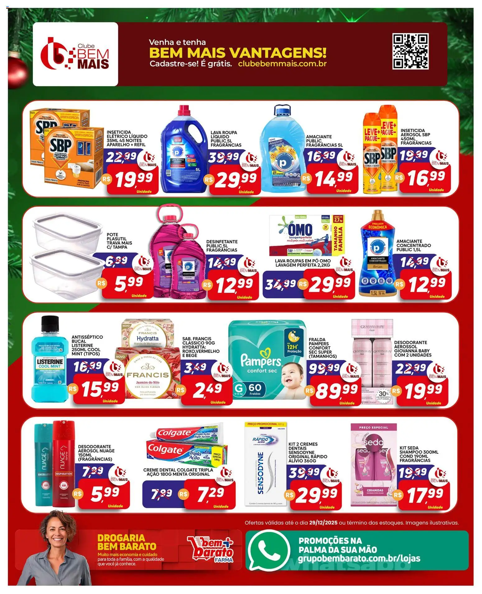 Supermercado Bem Barato Folheto - válido de 23.12.2025 | Página: 5 | Produtos: Shampoo, Pampers, Creme dental, Inseticida