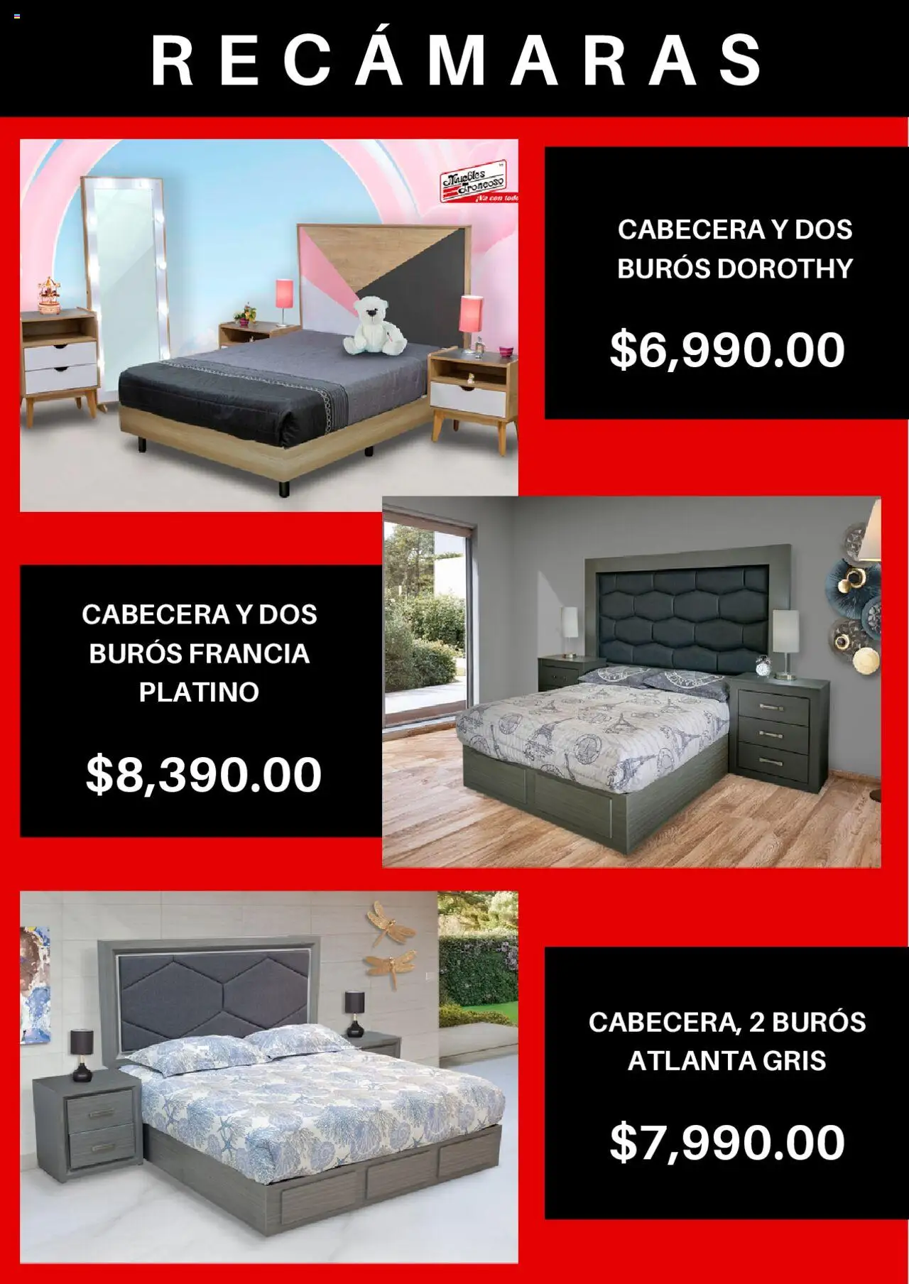 Nuevas ofertas de Muebles Troncoso válidas en toda la República Mexicana desde el 08.07.2025. ¡Encuentra las mejores ofertas en Muebles Troncoso catálogo! | Página: 4 | Productos: Cabecera