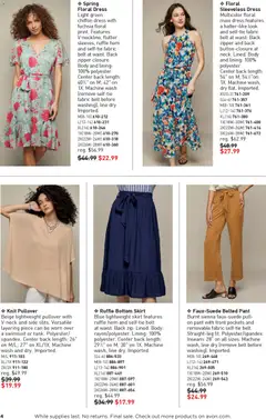 Preview of Avon weekly ads valid from 03.12.2025 | Page: 4 | Products: Belt, Dress