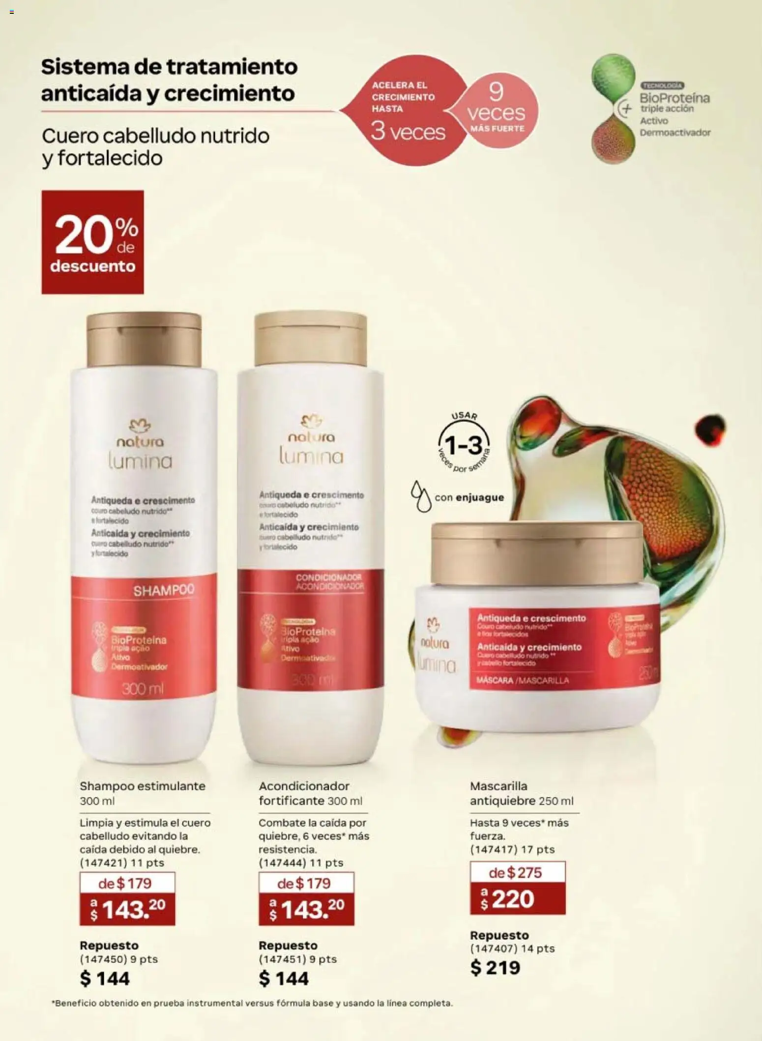 Nuevas ofertas de Natura válidas en toda la República Mexicana desde el 20.02.2026. ¡Encuentra las mejores ofertas en Natura campaña 4 2026! | Página: 114 | Productos: Máscara, Mascarilla, Acondicionador