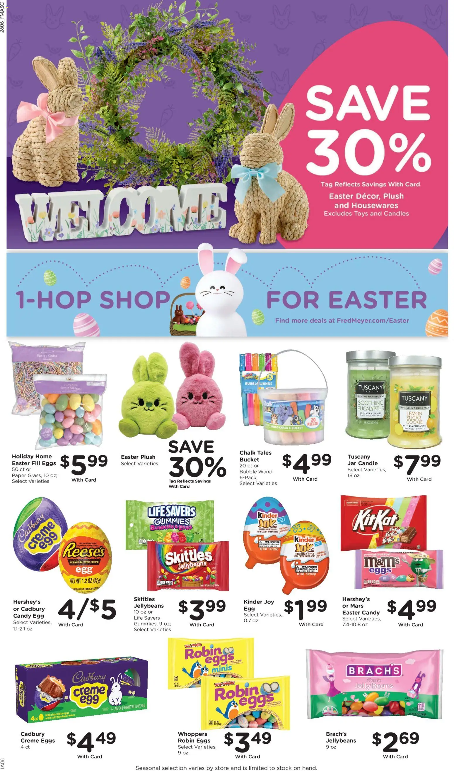 Fred Meyer Weekly Ad - valid from 11.03.2026 | Page: 13 | Products: Milk, Butter, Chocolate, Lemon