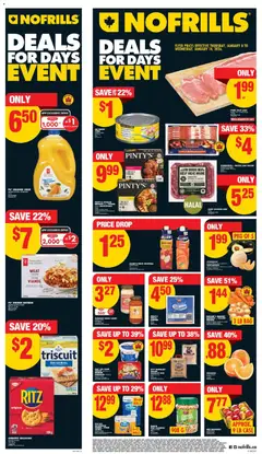 Preview of No Frills weekly flyer / circulaire from shop No Frills valid from 08.01.2026