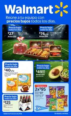 Vista previa de Walmart catálogo Ofertas, nuevo folleto de la tienda, válido en México a partir del 09.01.2026