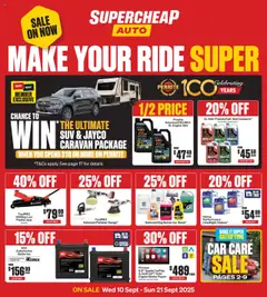Supercheap Auto catalogue preview  - valid from 10.09.2025