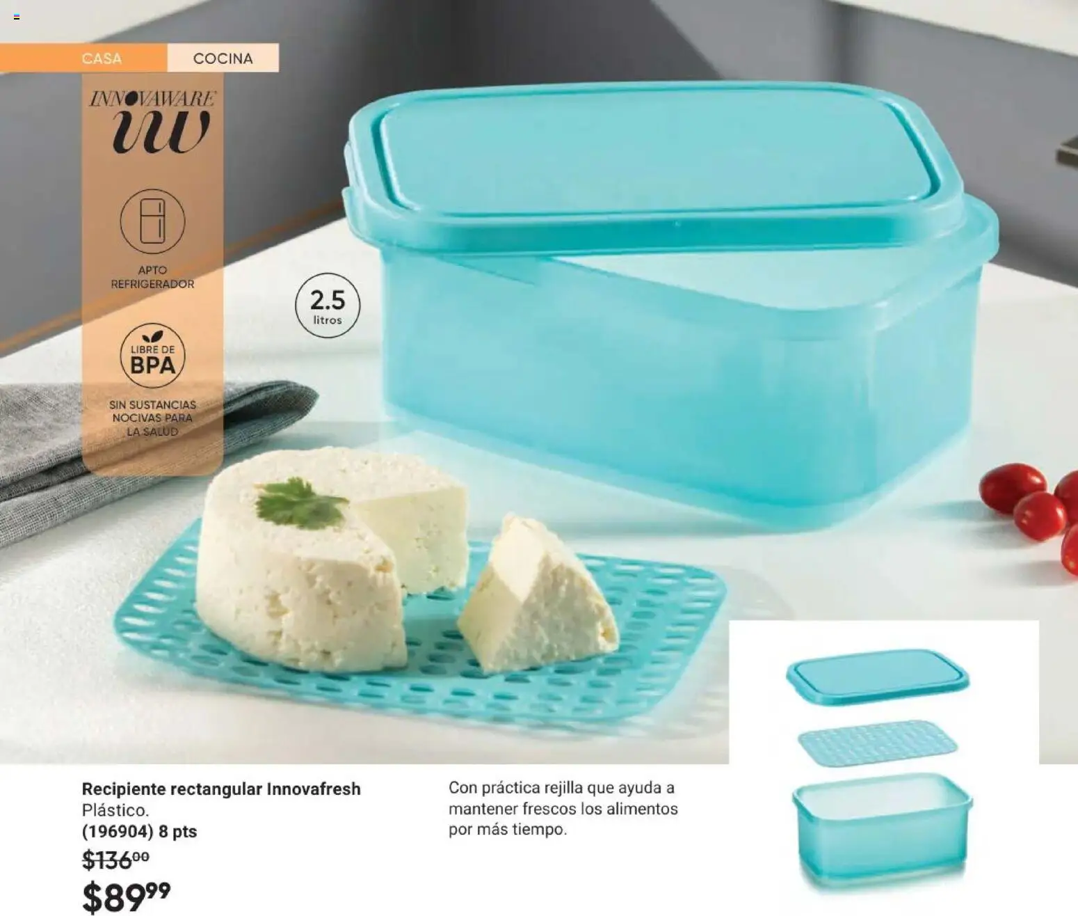 Nuevas ofertas de AVON válidas en toda la República Mexicana desde el 08.05.2026. ¡Encuentra las mejores ofertas en AVON Casa & Estilo 8 2026! | Página: 96 | Productos: Refrigerador, Cocina, Rejilla