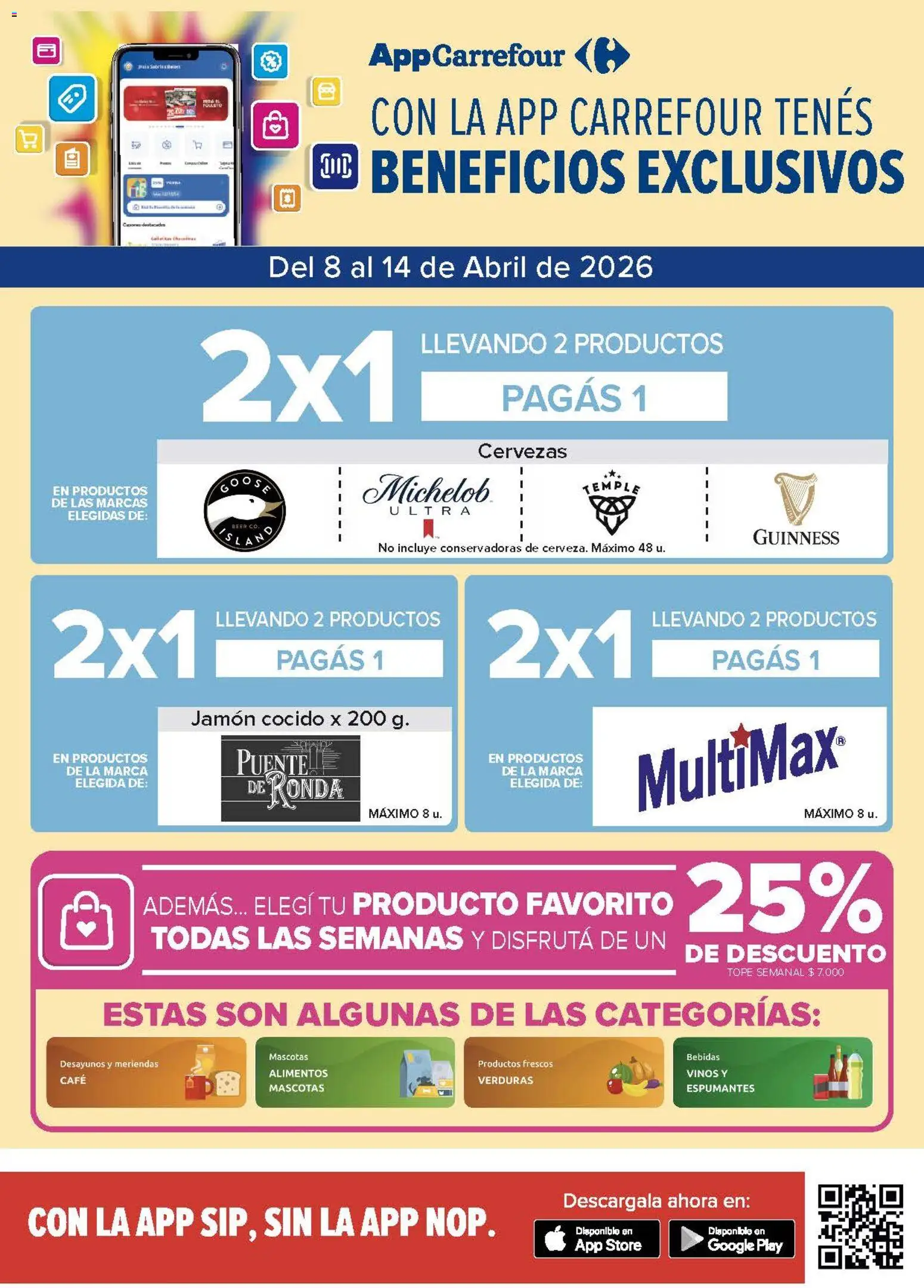 Carrefour Express ofertas │ válido desde el 08.04.2026 | Página: 2 | Productos: Jamón cocido, Café, Jamón
