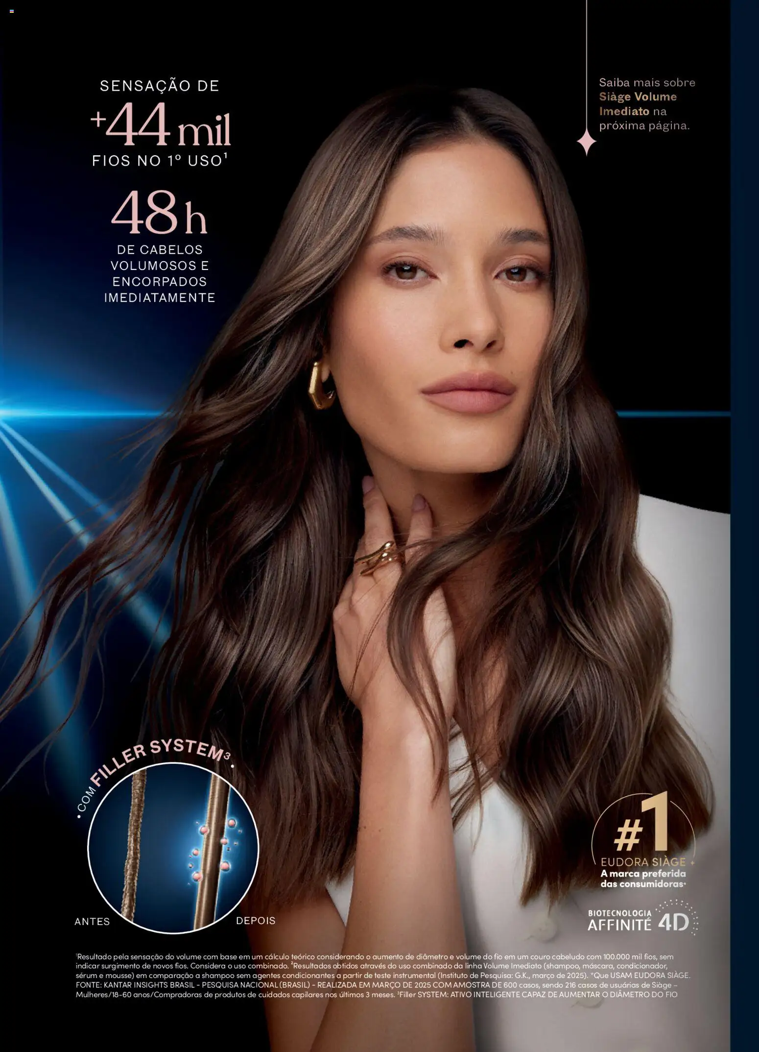 Eudora Folheto - válido de 19.02.2026 | Página: 5 | Produtos: Mousse, Shampoo, Base, Sérum