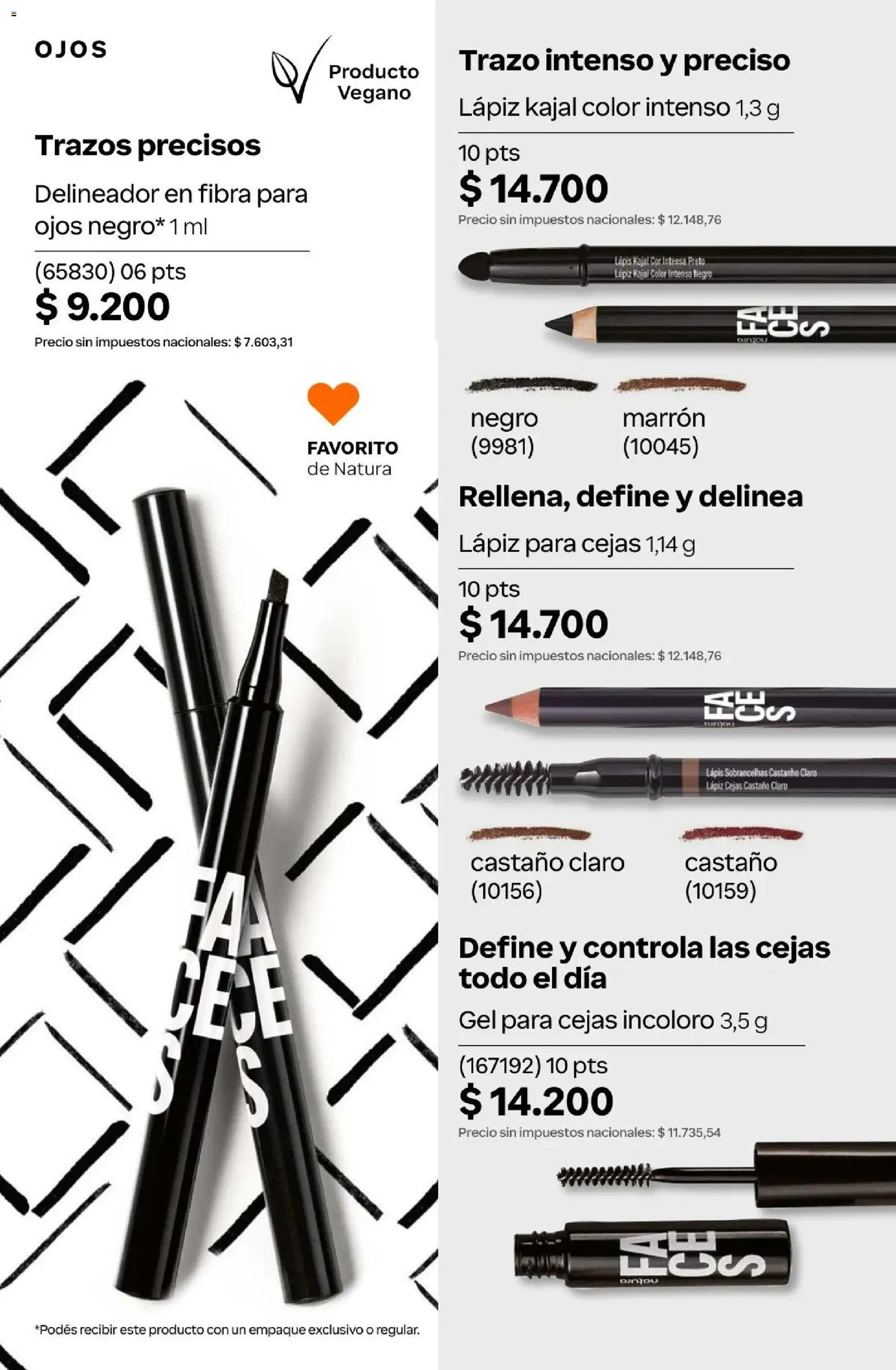 Natura Catálogo Ciclo 4/2026 │ válido desde el 01.04.2026 | Página: 160 | Productos: Delineador