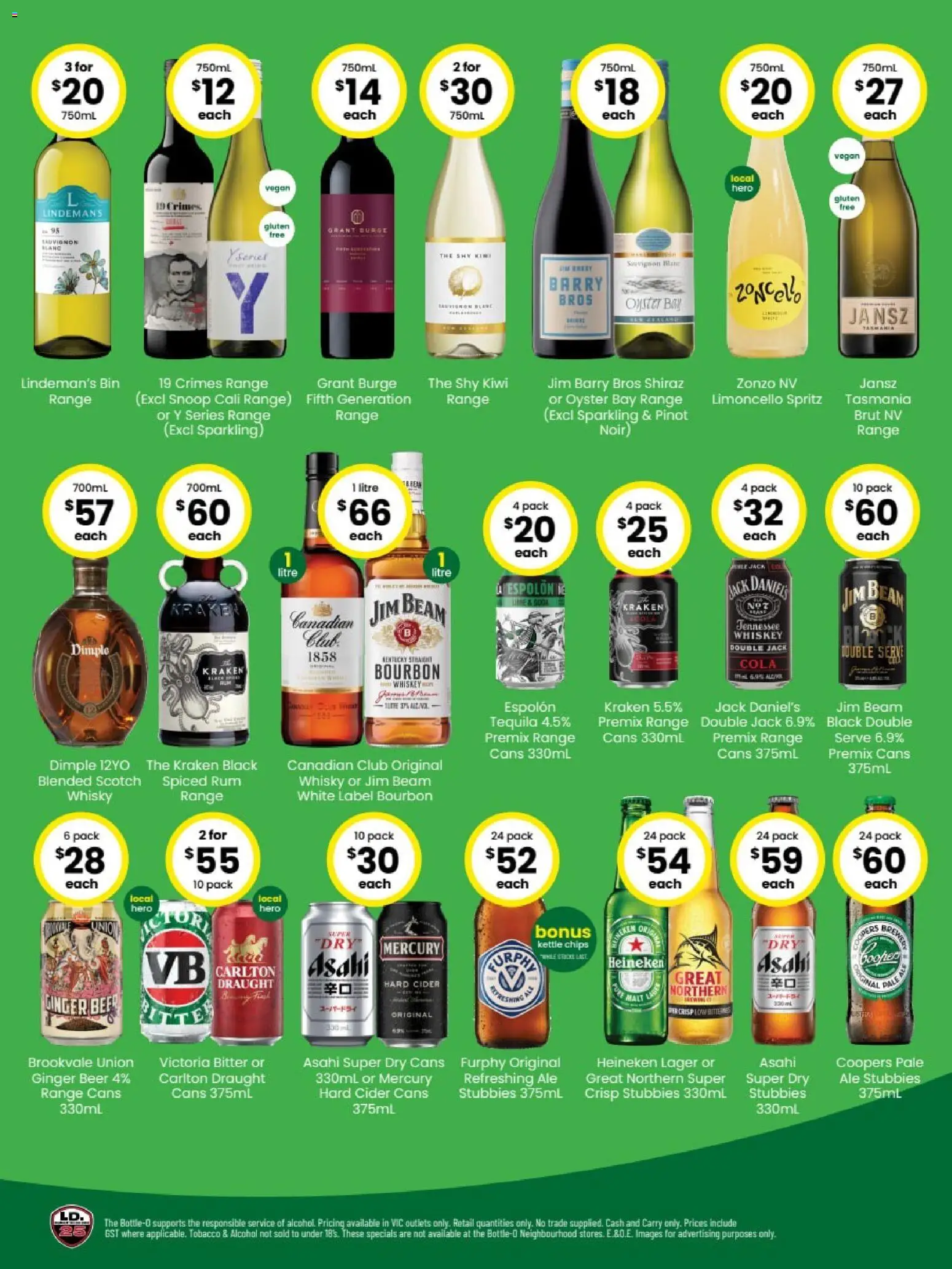 The Bottle-O catalogue - valid from 19.01.2026 | Page: 2 | Products: Ginger, Bourbon, Whiskey, Kettle