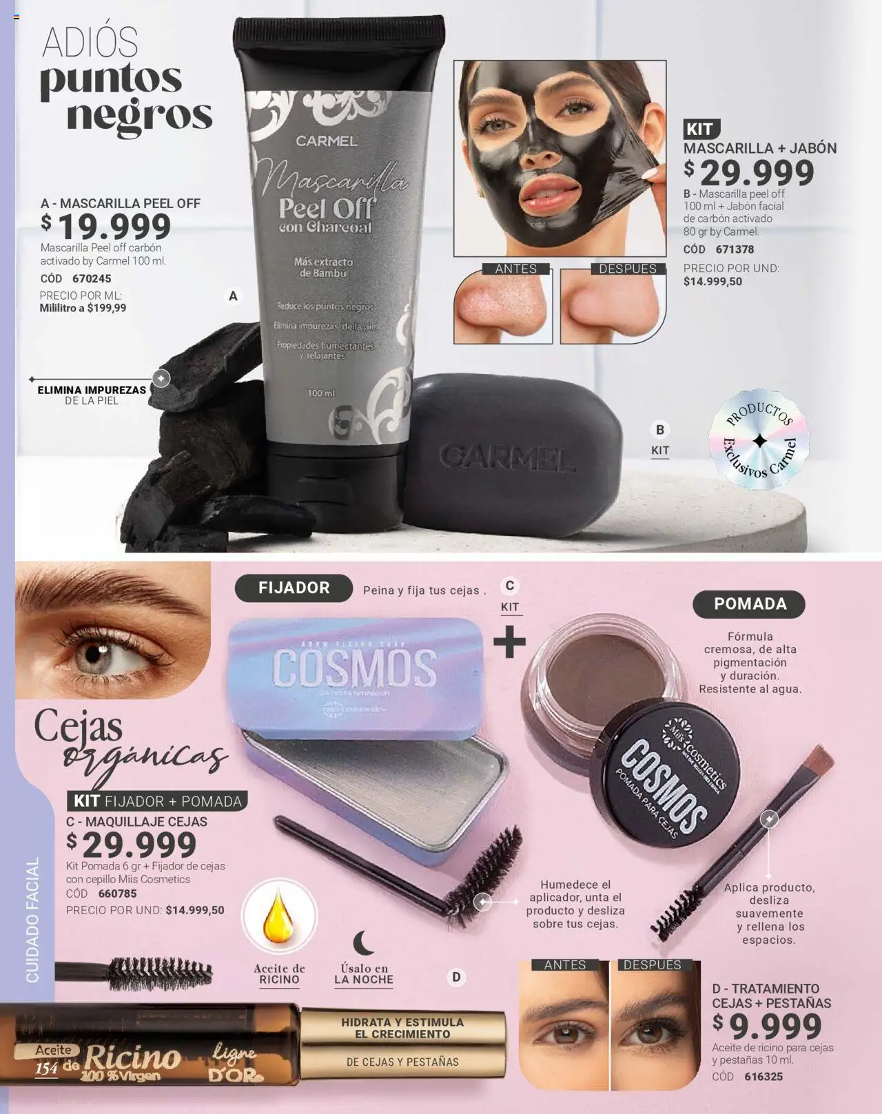 Carmel revista - valida desde el 25.09.2025 | Página: 156 | Productos: Fijador, Sobre, Cepillo, Aceite