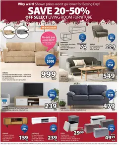 Preview of JYSK weekly flyer from shop JYSK valid from 04.12.2025 | Page: 5 | Products: Tv, Bed, Sofa, Coffee table