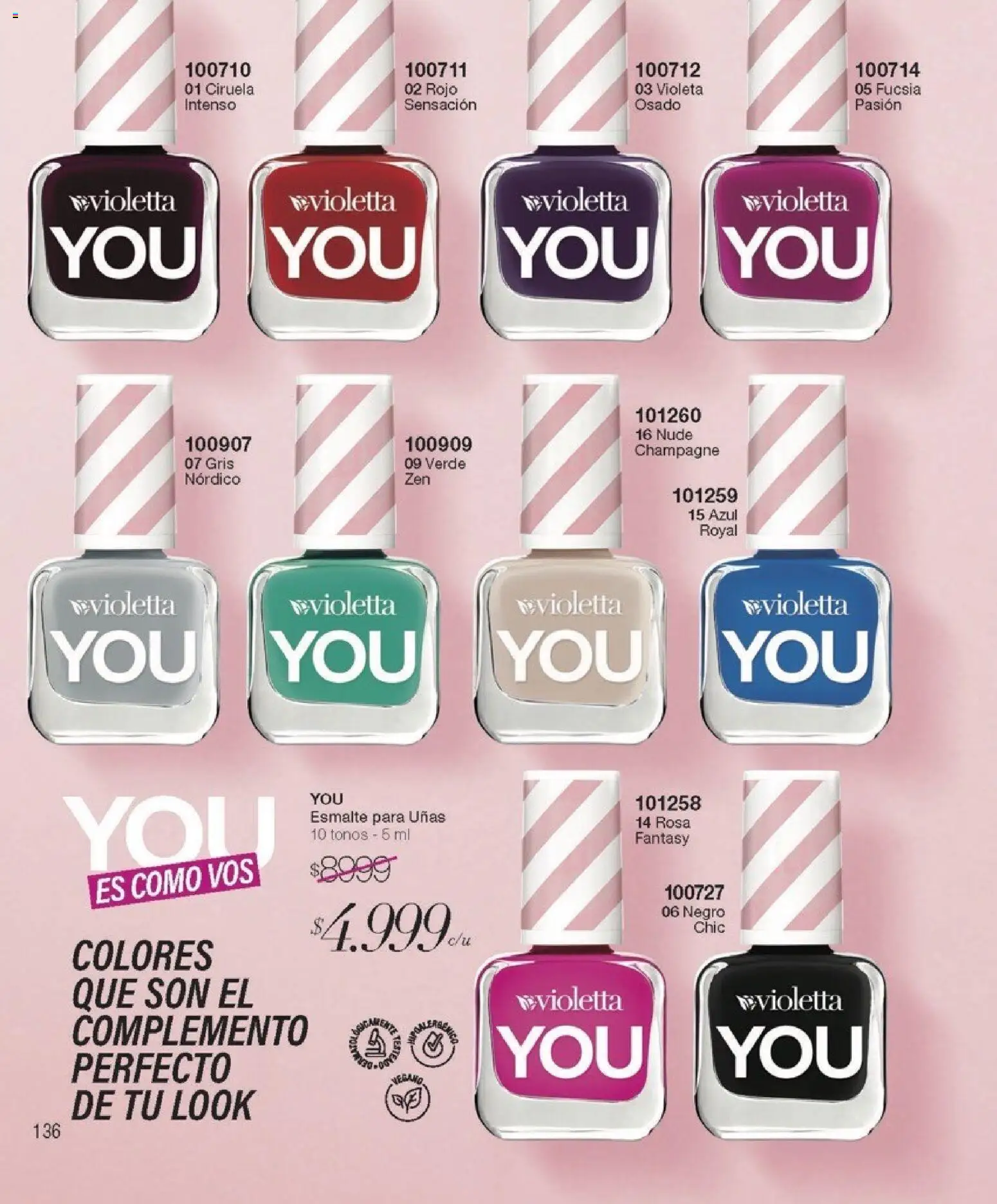 Violetta catálogo │ válido desde el 01.01.2026 | Página: 136 | Productos: Champagne