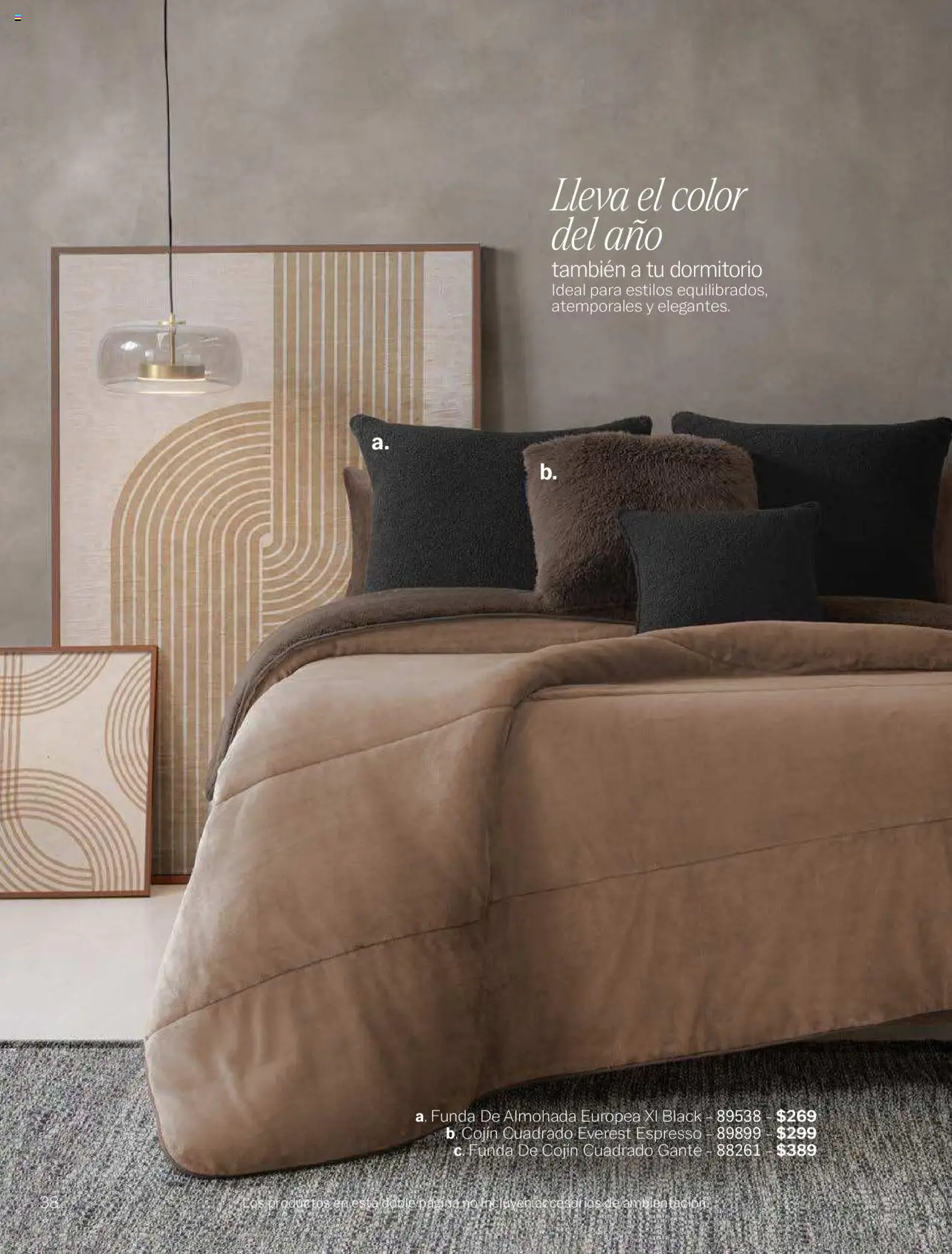 Nuevas ofertas de Vianney válidas en toda la República Mexicana desde el 15.08.2025. ¡Encuentra las mejores ofertas en Vianney - Catálogo Invierno! | Página: 40 | Productos: Funda, Funda de almohada, Almohada