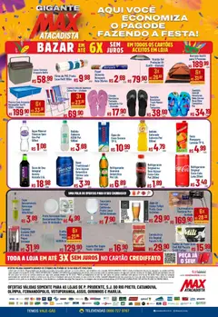 Max Atacadista - Ofertas Carnaval - Pré-Visualização do folheto da loja Max Atacadista, válido de 13.02.2026 | Página: 2 | Produtos: filme de PVC, Caixa, Fantasia, Pneus