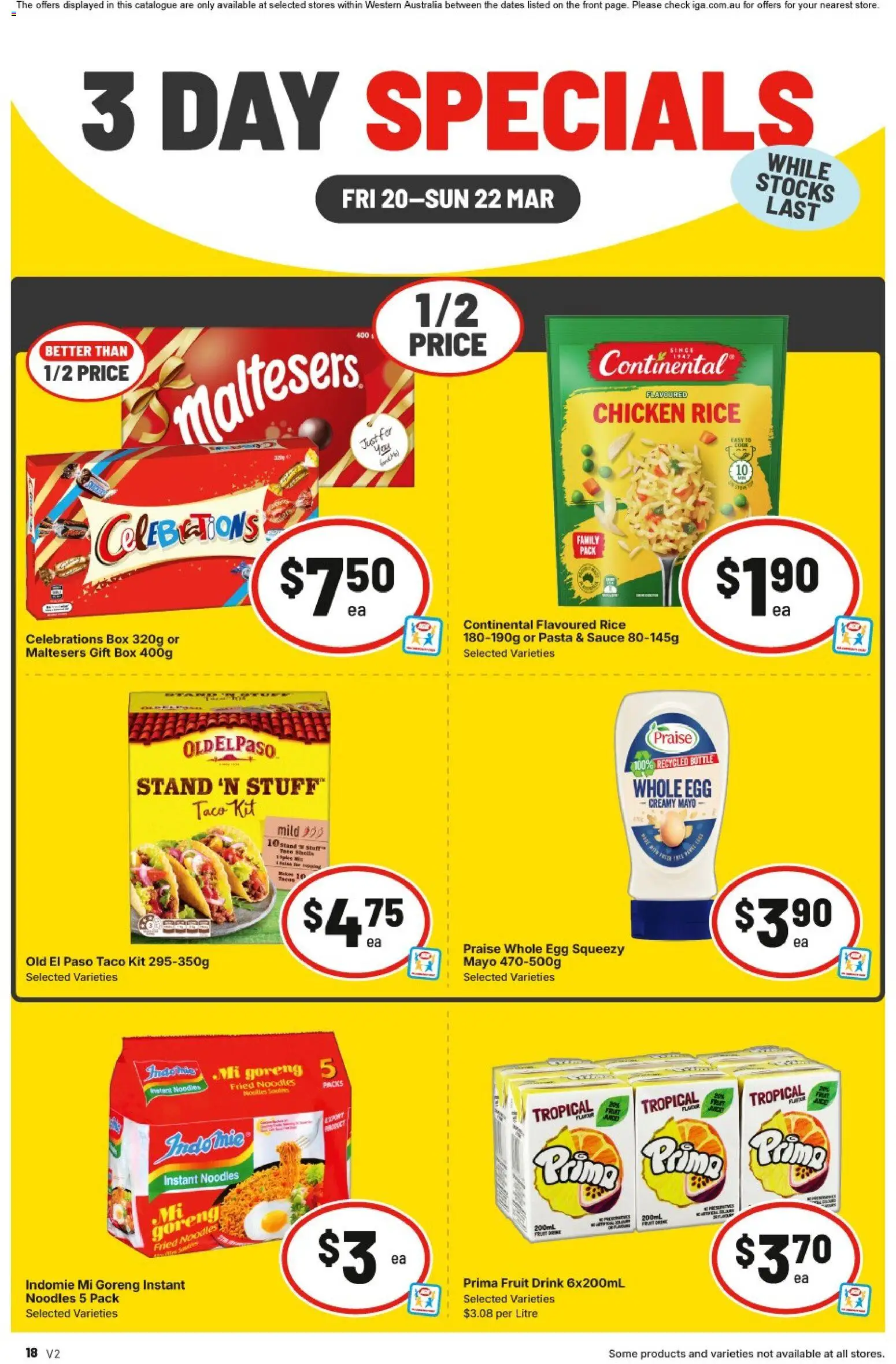 IGA catalogue - valid from 20.03.2026 | Page: 2 | Products: Box, Fur, Noodles, Sauce