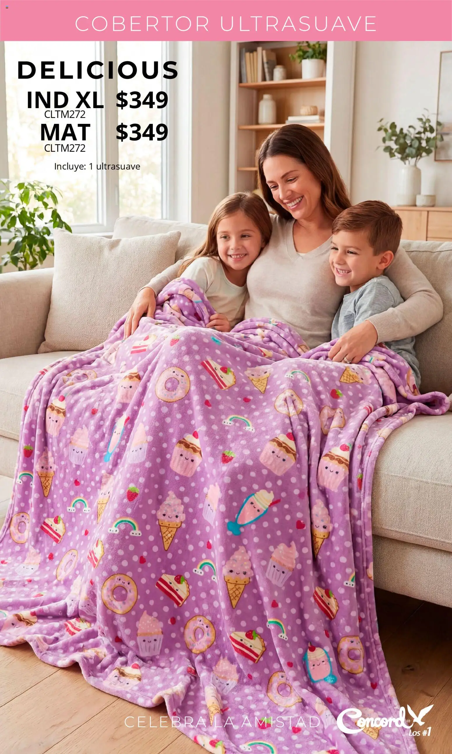 Nuevas ofertas de Colchas Concord válidas en toda la República Mexicana desde el 01.02.2026. ¡Encuentra las mejores ofertas en Colchas Concord catálogo San Valentín! | Página: 25