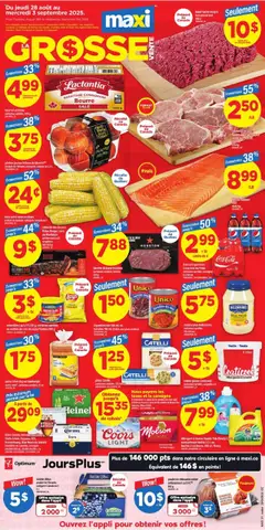 Preview of Maxi weekly flyer / circulaire from shop Maxi valid from 28.08.2025