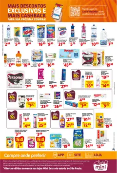 Mini Extra - Ofertas Mensal - Pré-Visualização do folheto da loja Mini Extra, válido de 05.02.2026 | Página: 4 | Produtos: Tapete, Creme dental, Desinfetante, Esfregão