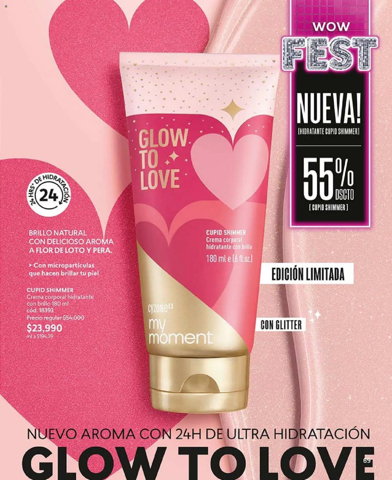 CyZone revista - valida desde el 01.04.2026 | Página: 69 | Productos: Crema, Glitter, Brillo