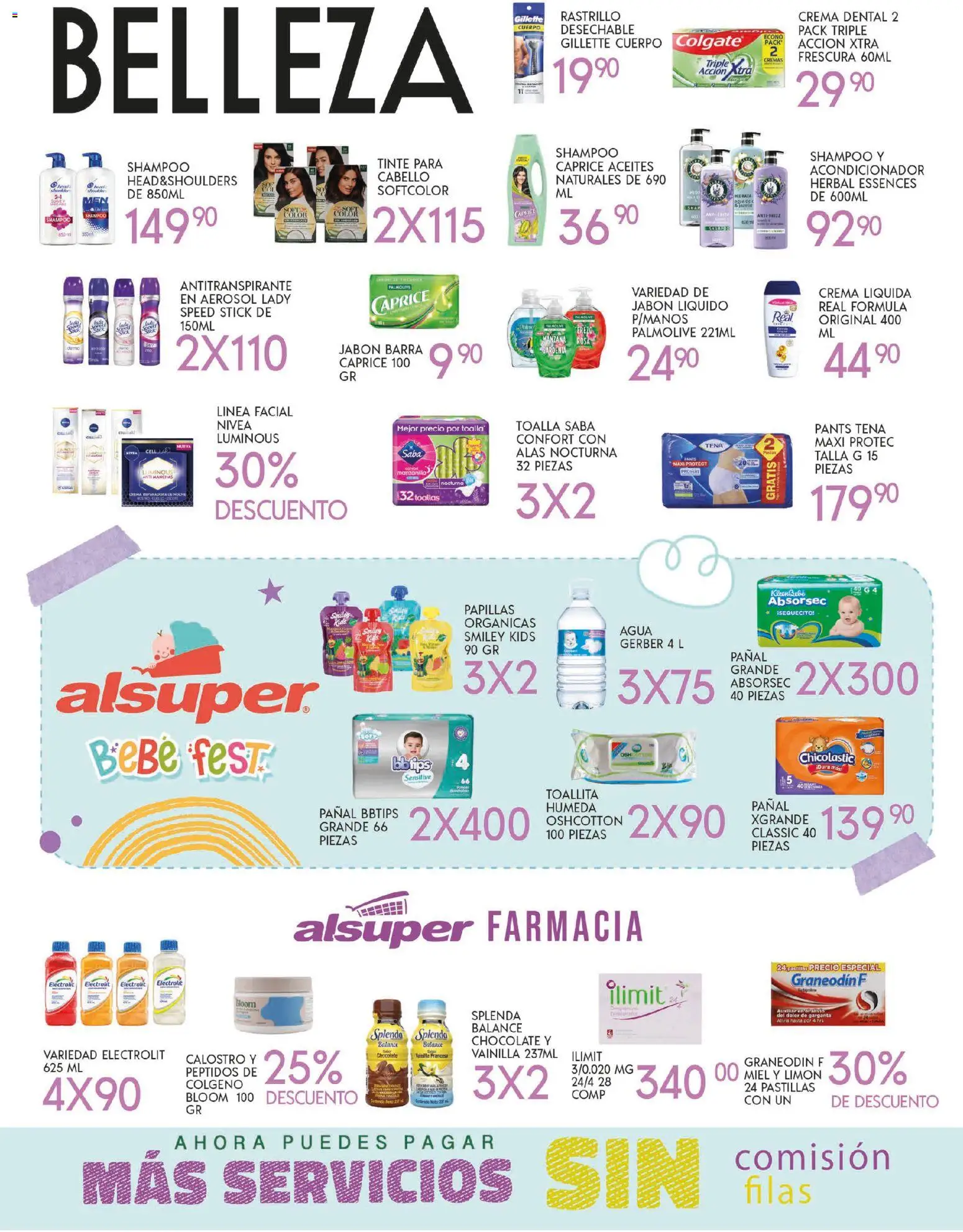 Nuevas ofertas de Alsuper válidas en toda la República Mexicana desde el 21.10.2025. ¡Encuentra las mejores ofertas en Alsuper folleto! | Página: 4 | Productos: Limón, Chocolate, Toallas, Acondicionador