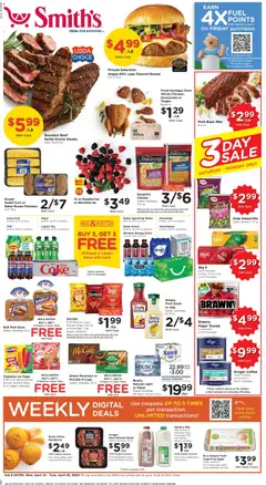 Preview of Smith's weekly ads valid from 22.04.2026